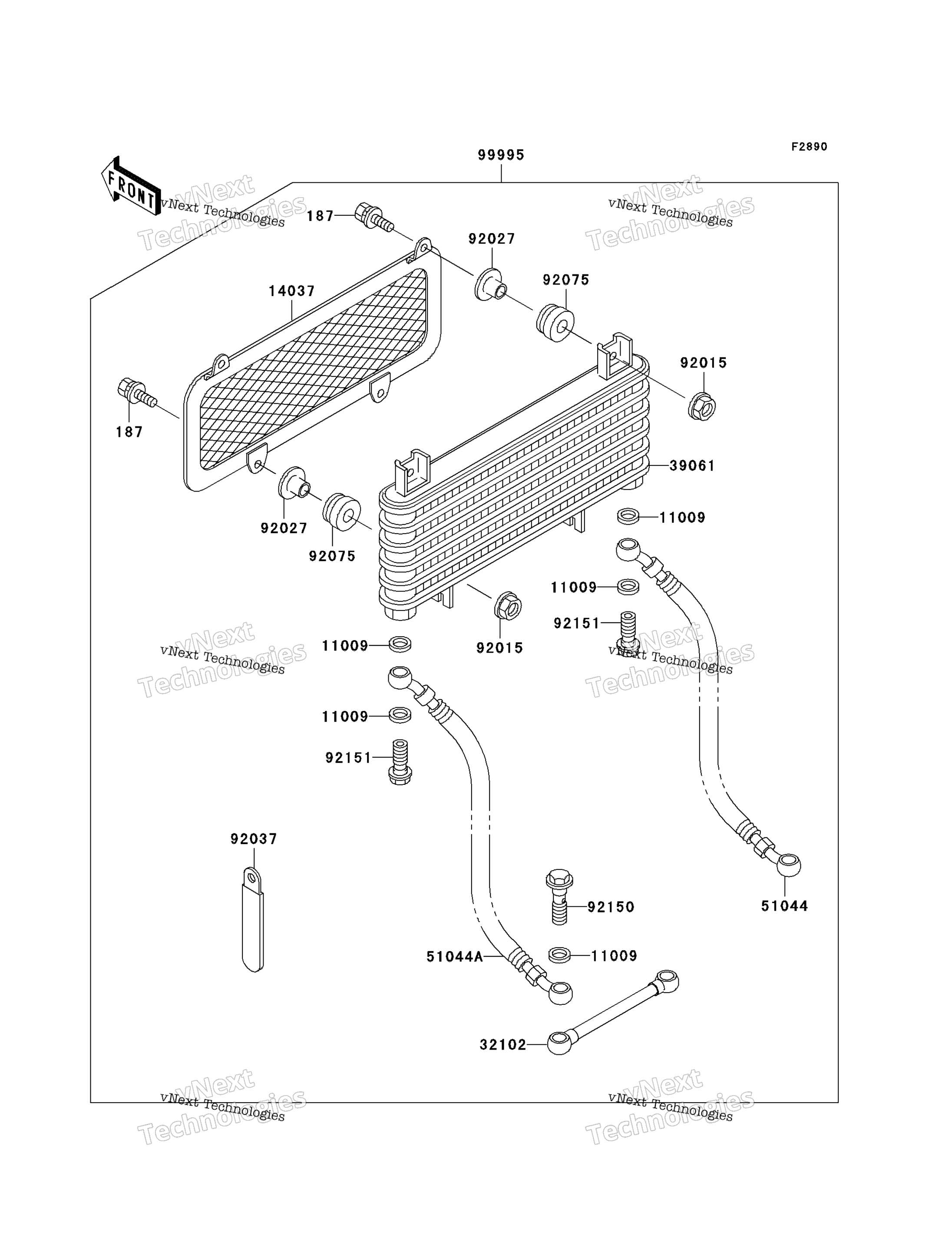 Опциональные запчасти (Radiator)(Us)