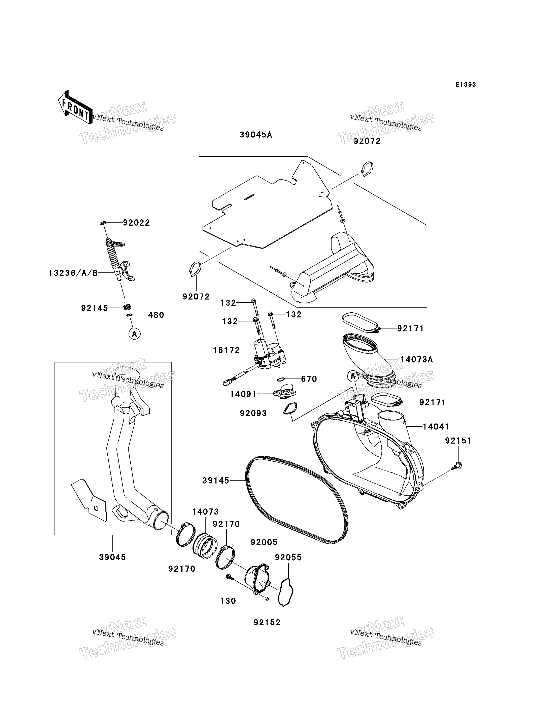 Converter крышка / привод Belt