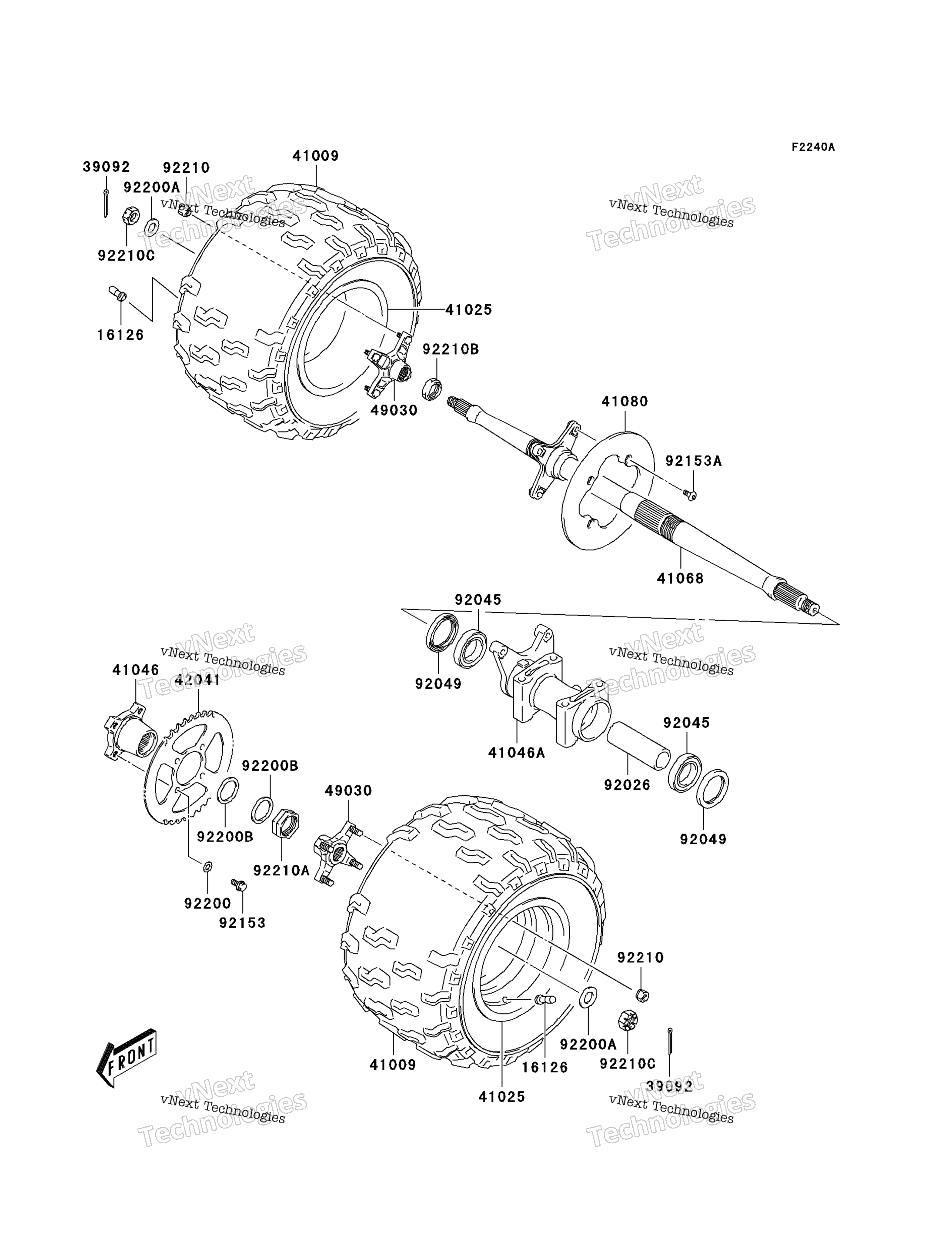 задний Hub (A2)