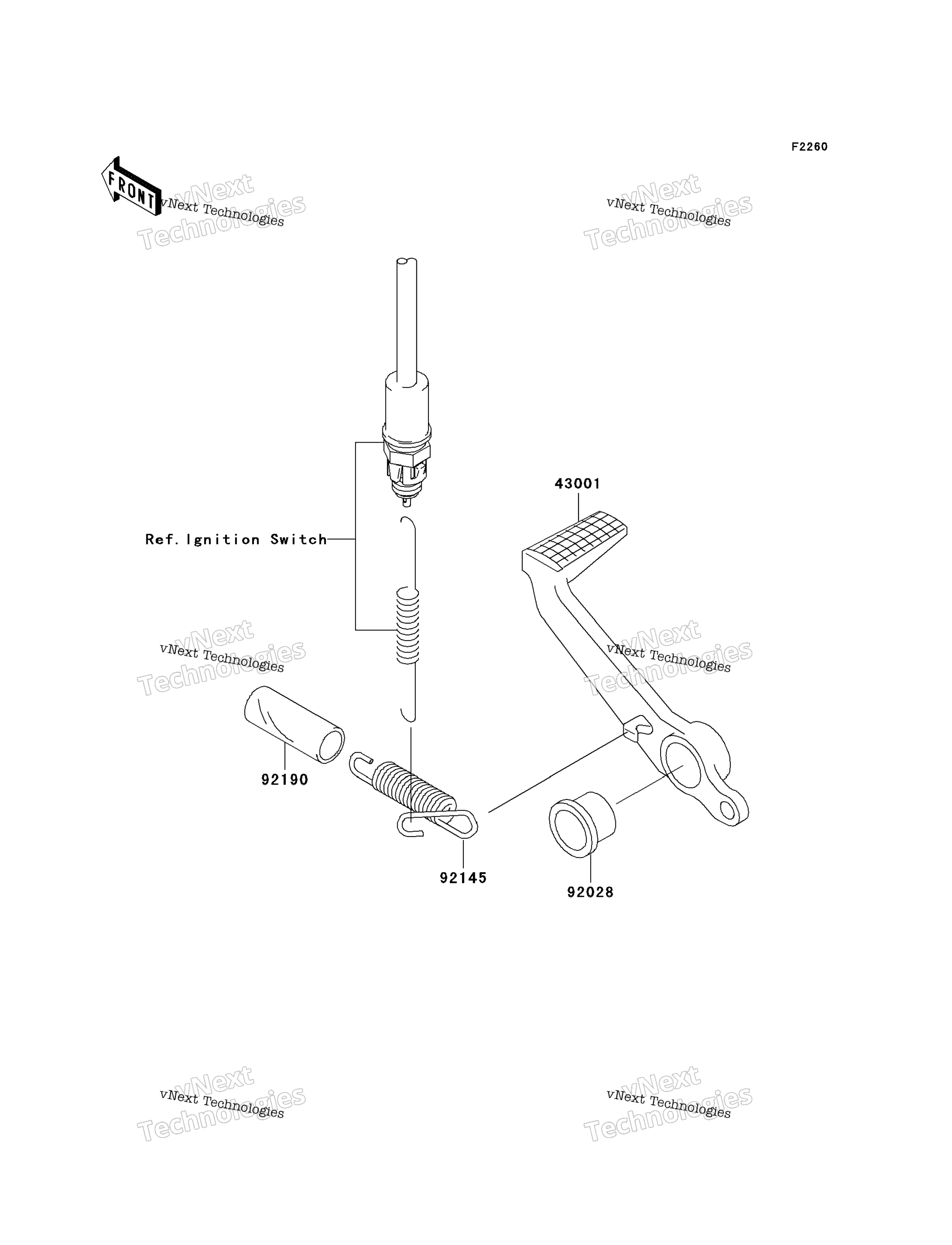 Тормоз Pedal/Torque Link
