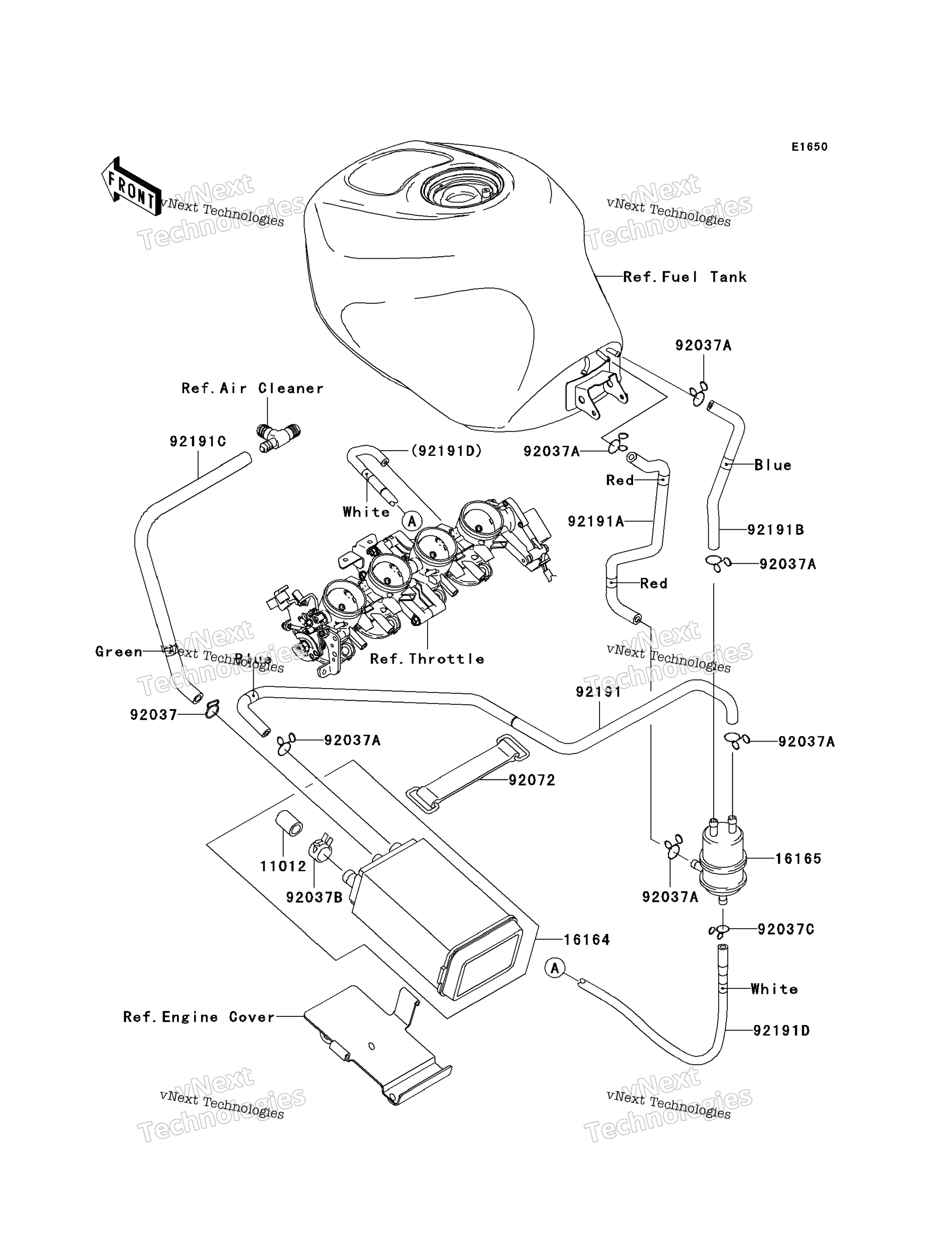 топливный Evaporative System (Ca)