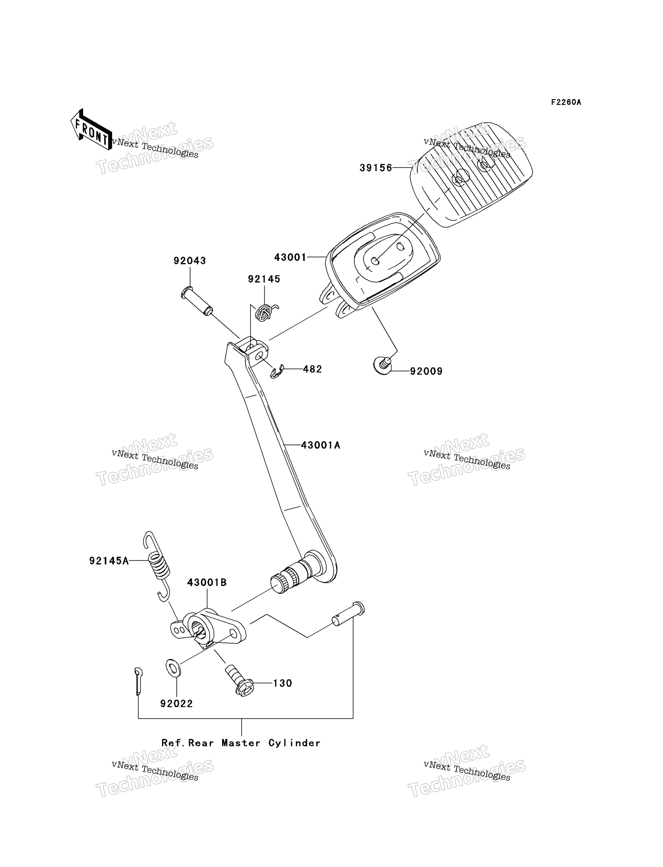 Тормоз Pedal/Torque Link (A3)