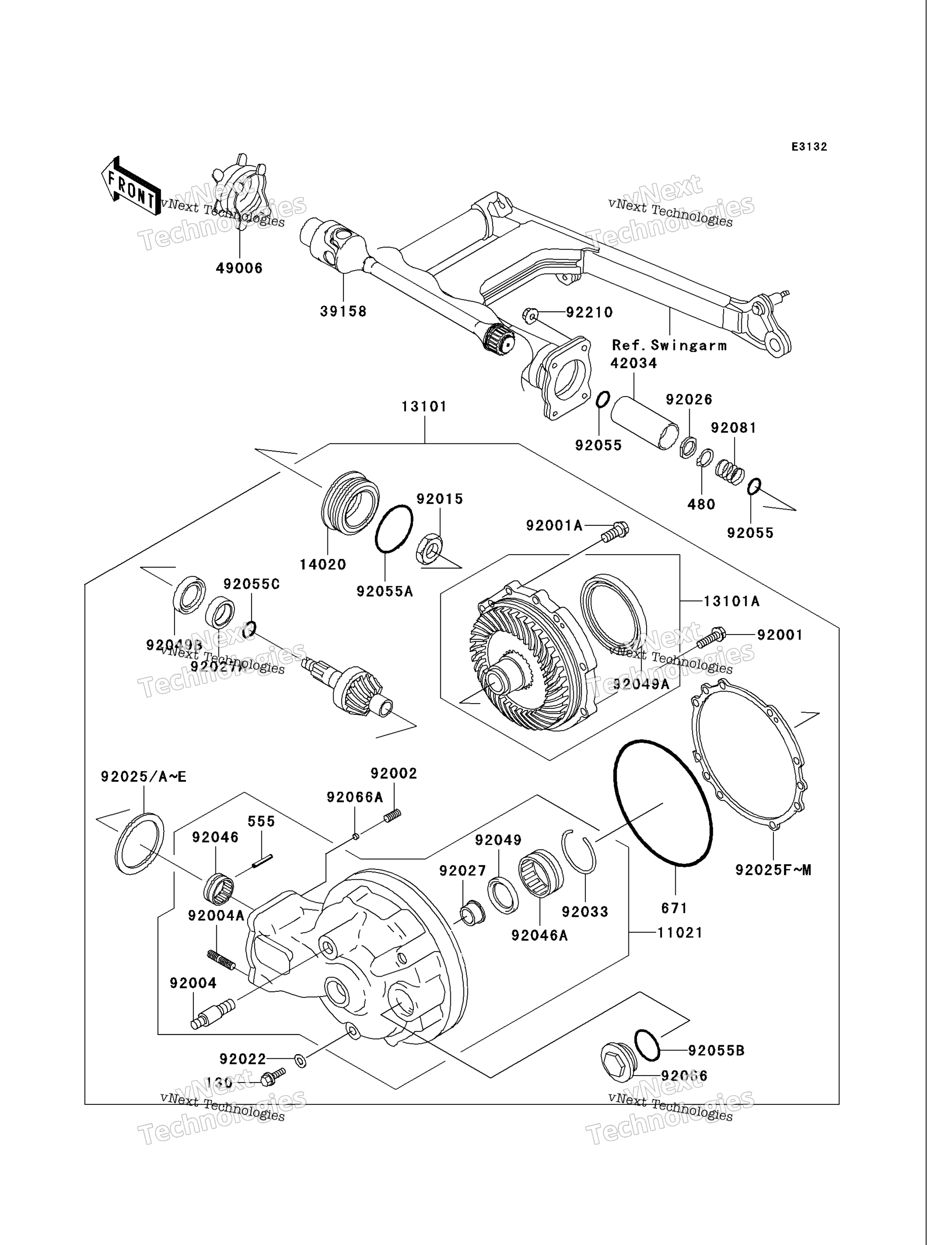 Привод Shaft/Final Gear