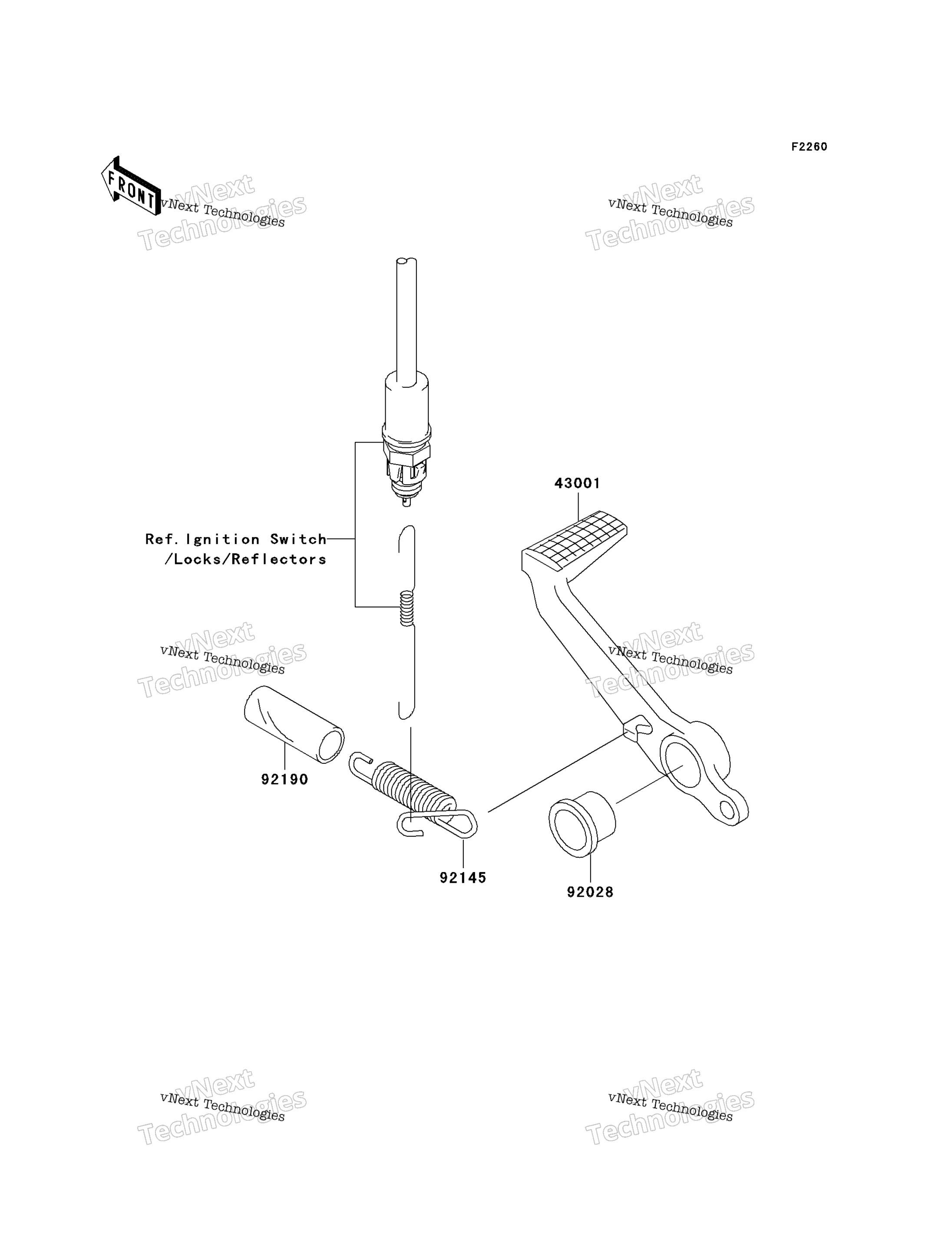 Тормоз Pedal/Torque Link