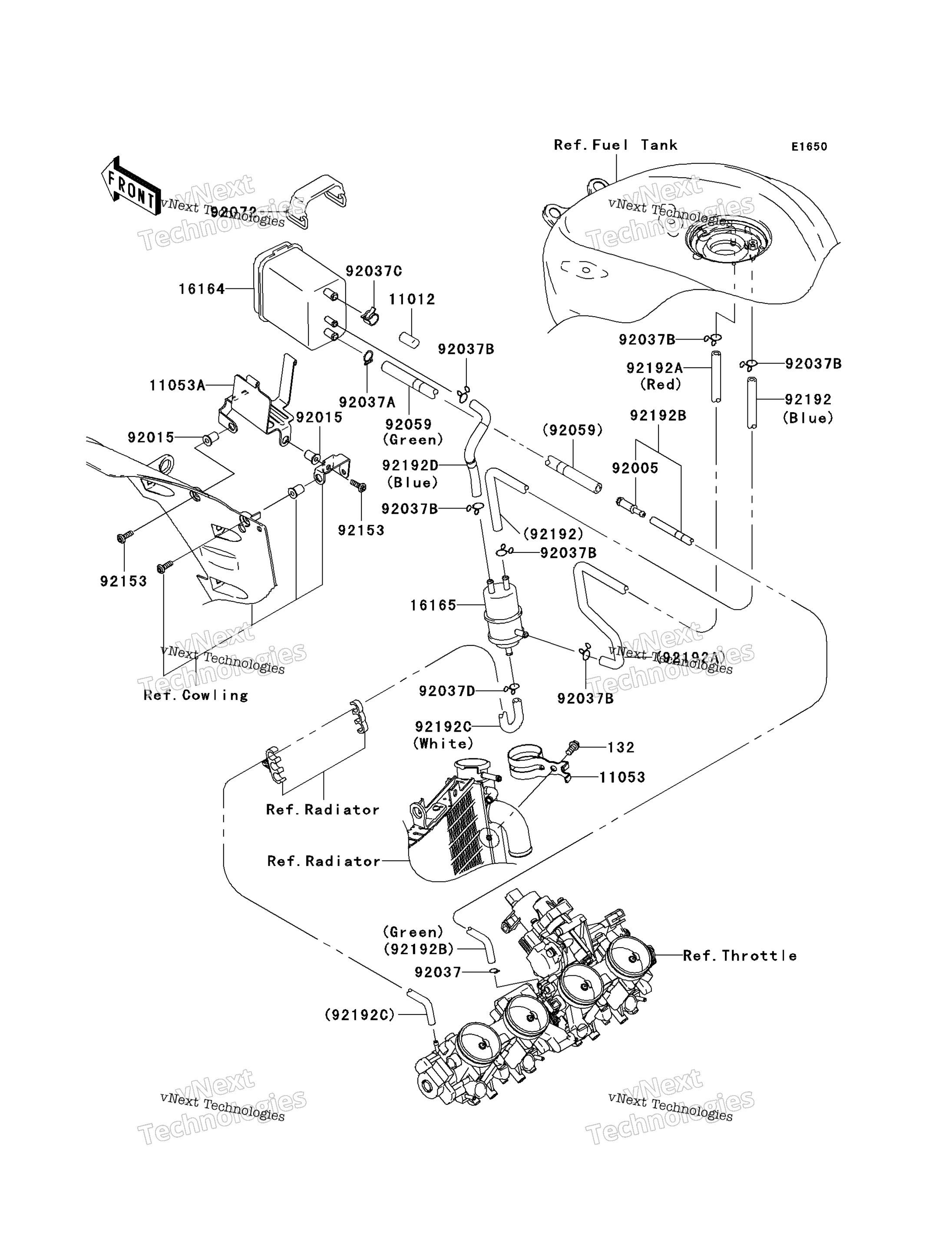 топливный Evaporative System (Ca)