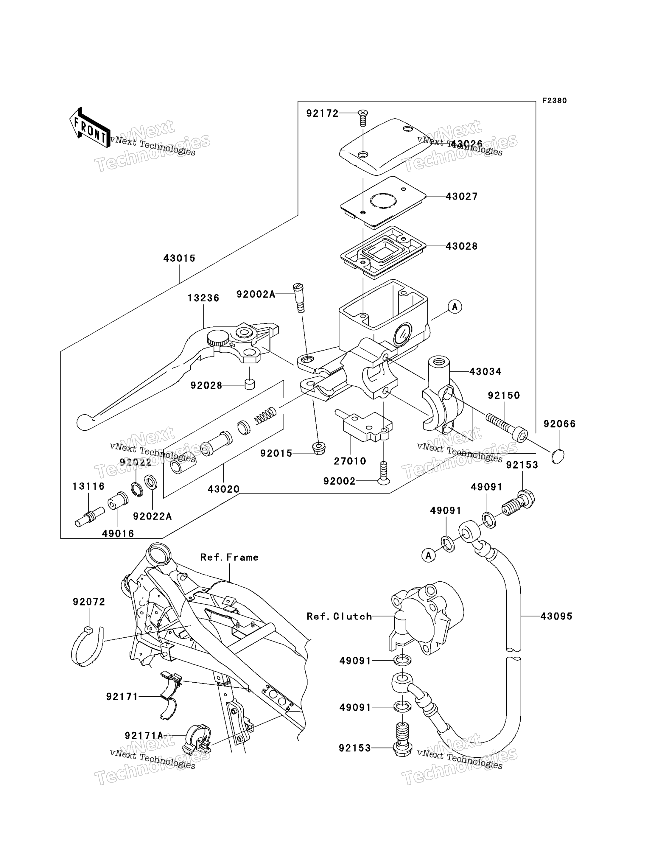 Сцепление MASTER CYLINDER