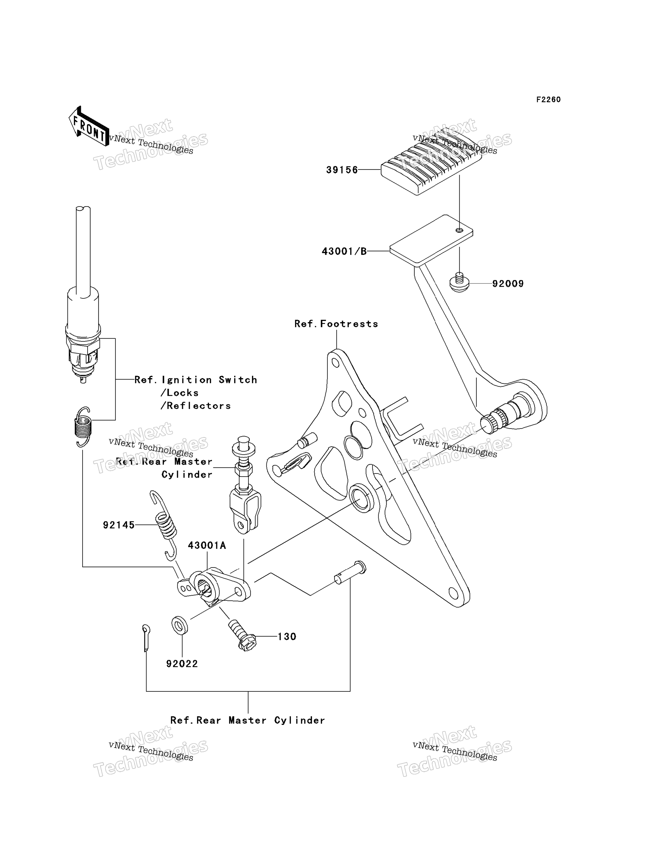 Тормоз Pedal/Torque Link