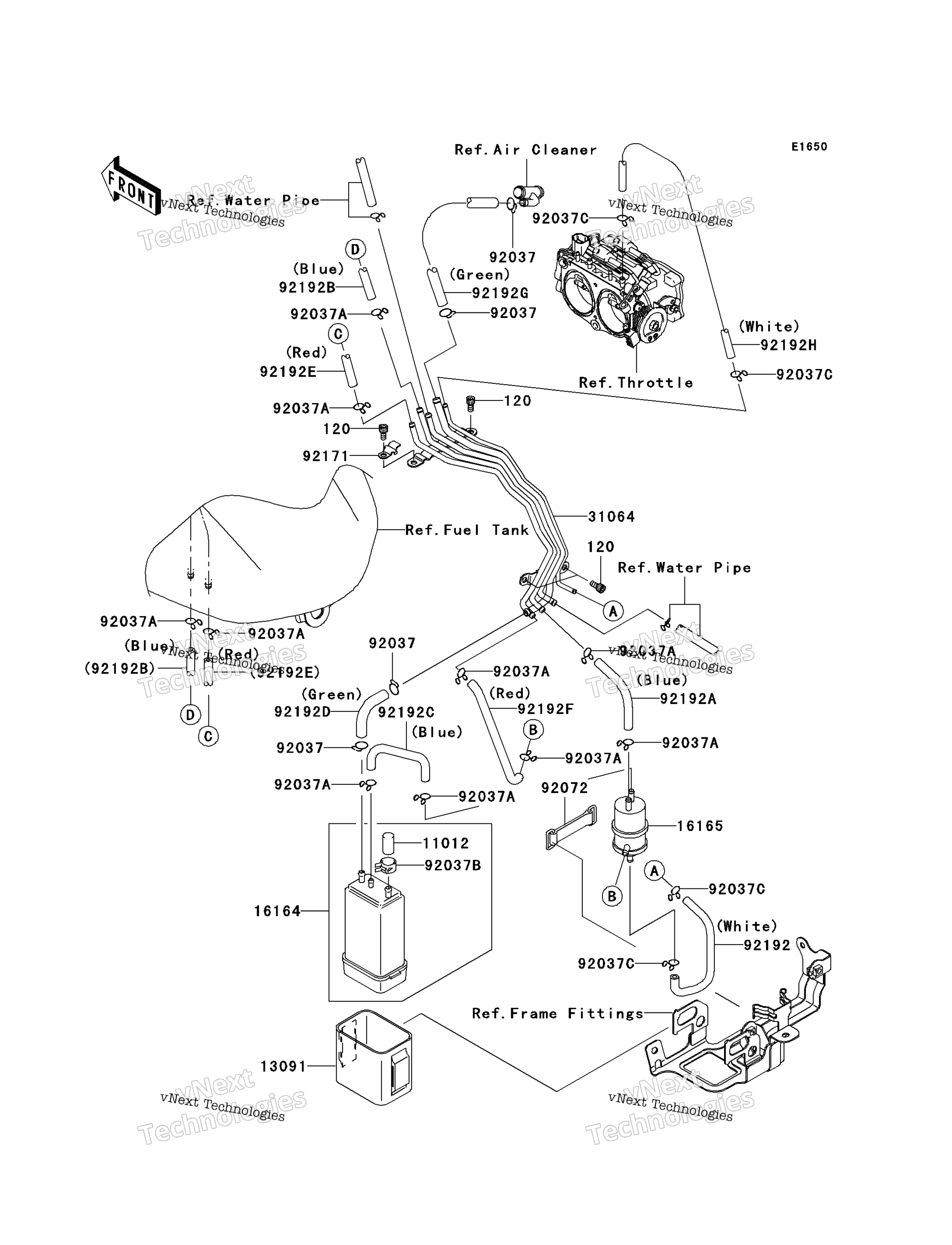 топливный Evaporative System (Ca)