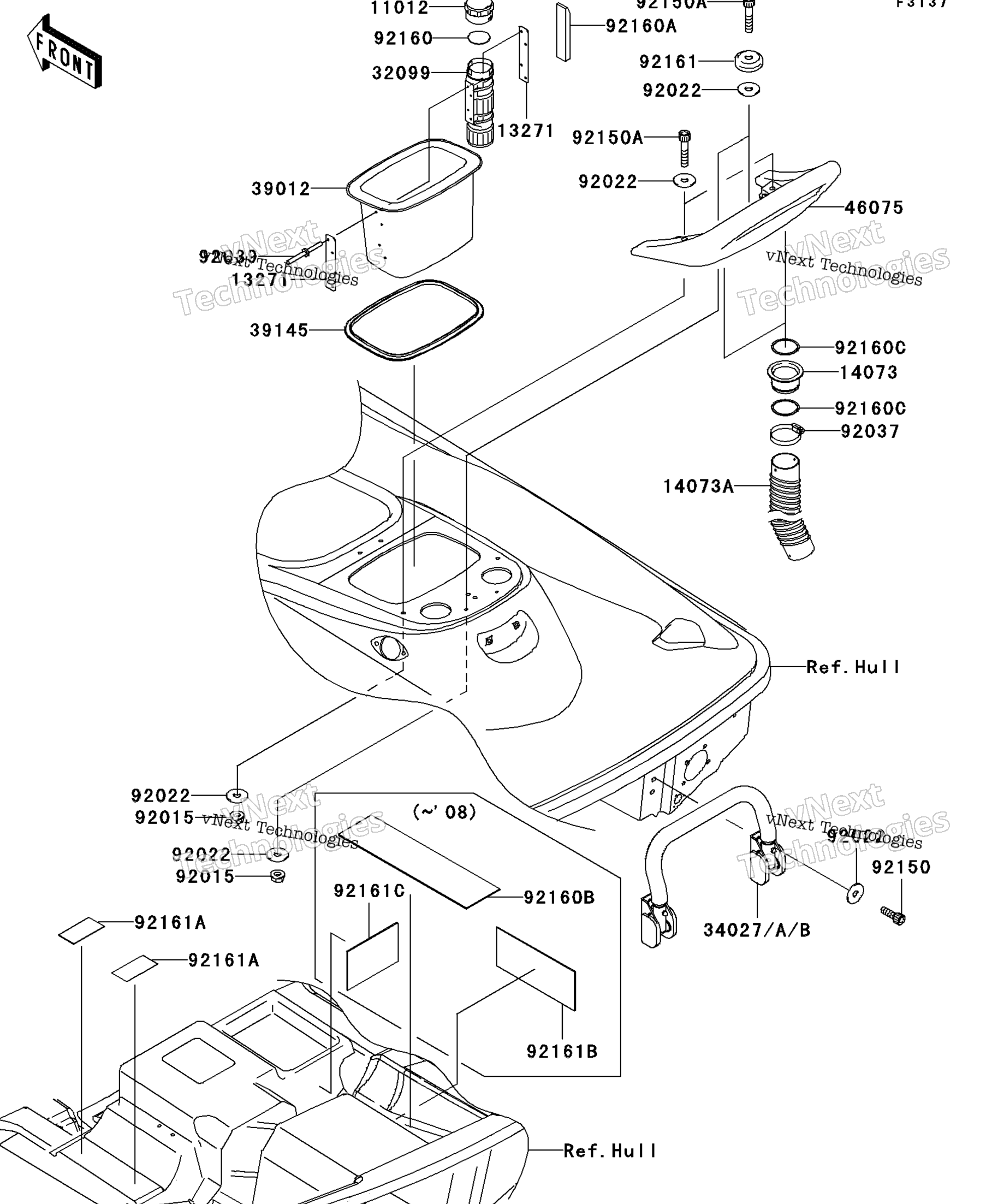 Корпус Rear Fittings