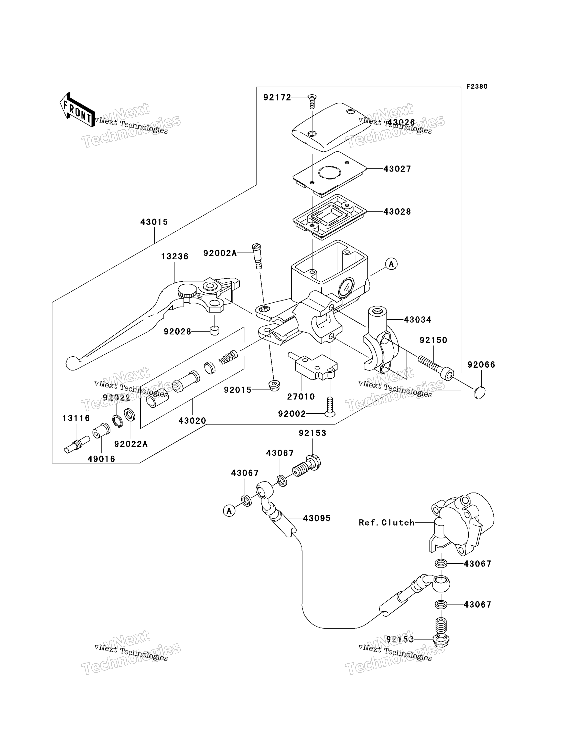 Сцепление MASTER CYLINDER