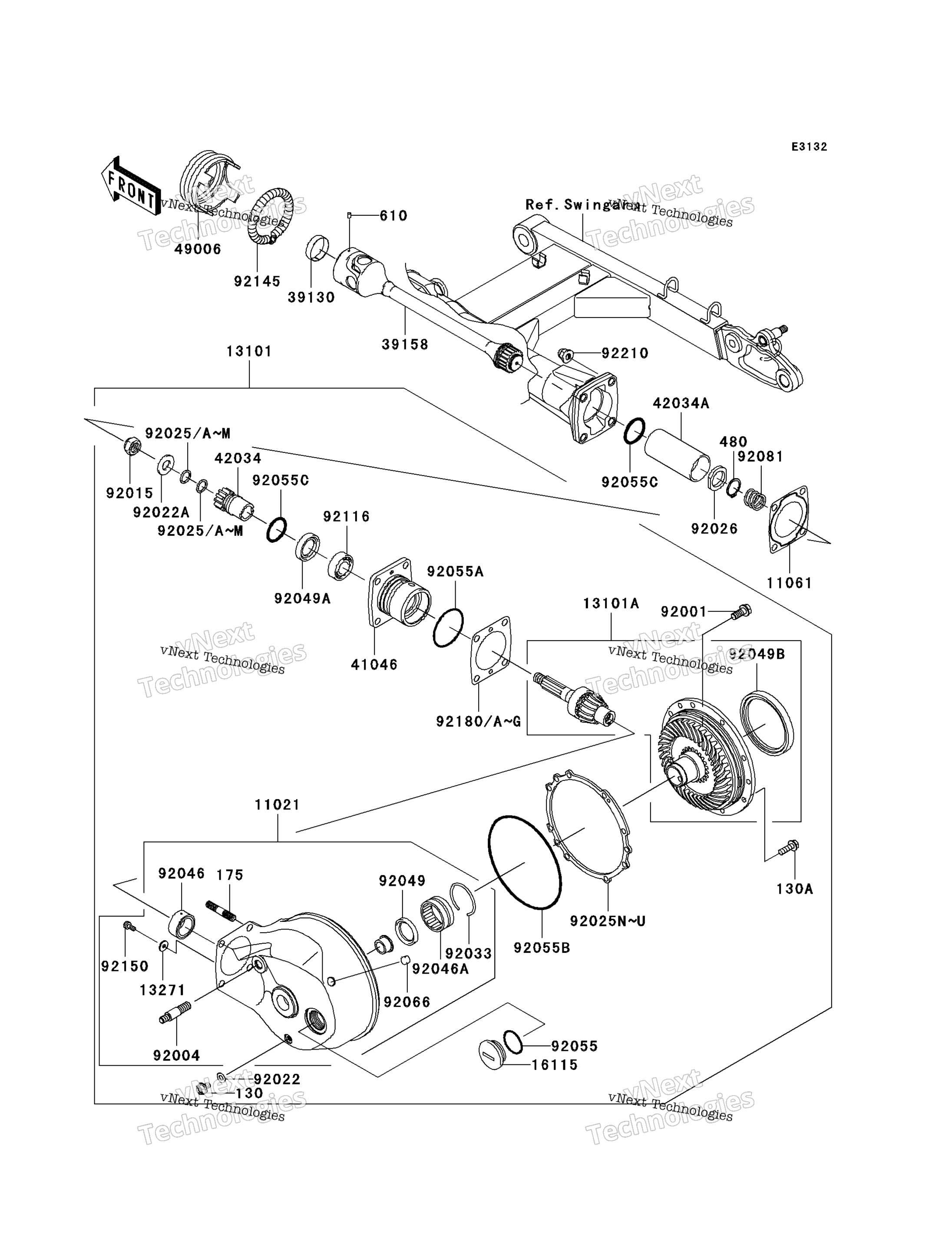 Привод Shaft/Final Gear