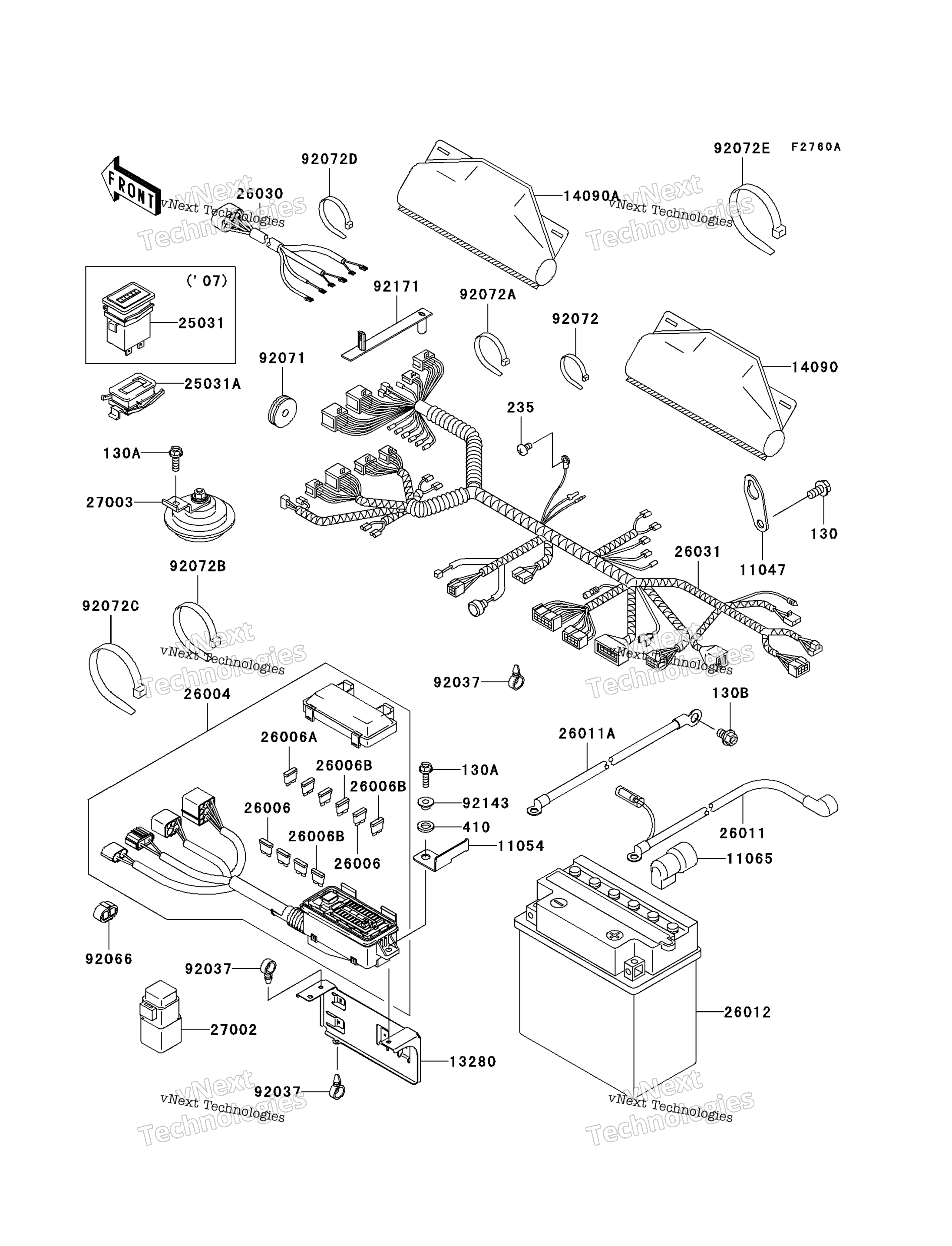 Шасси Electrical Equipment (J7f/J8f)