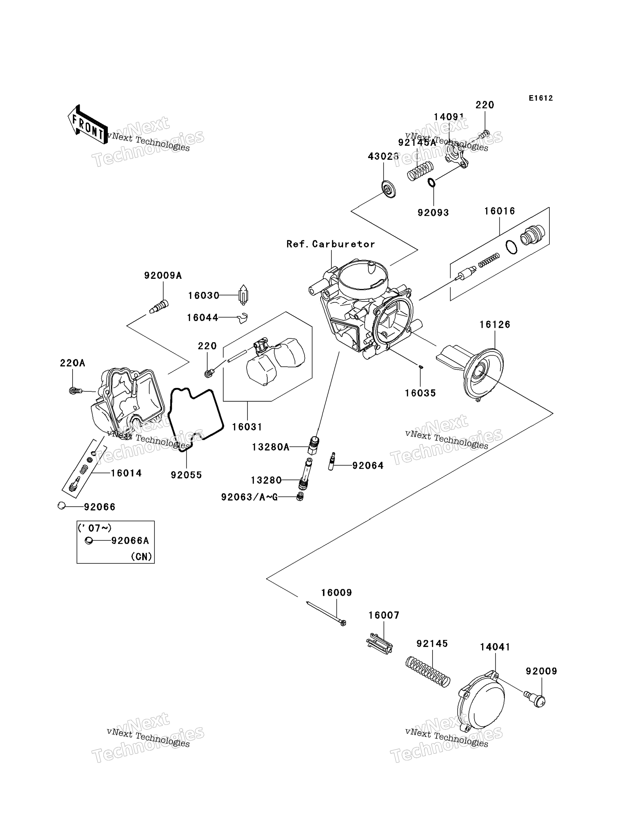 Карбюратор Parts