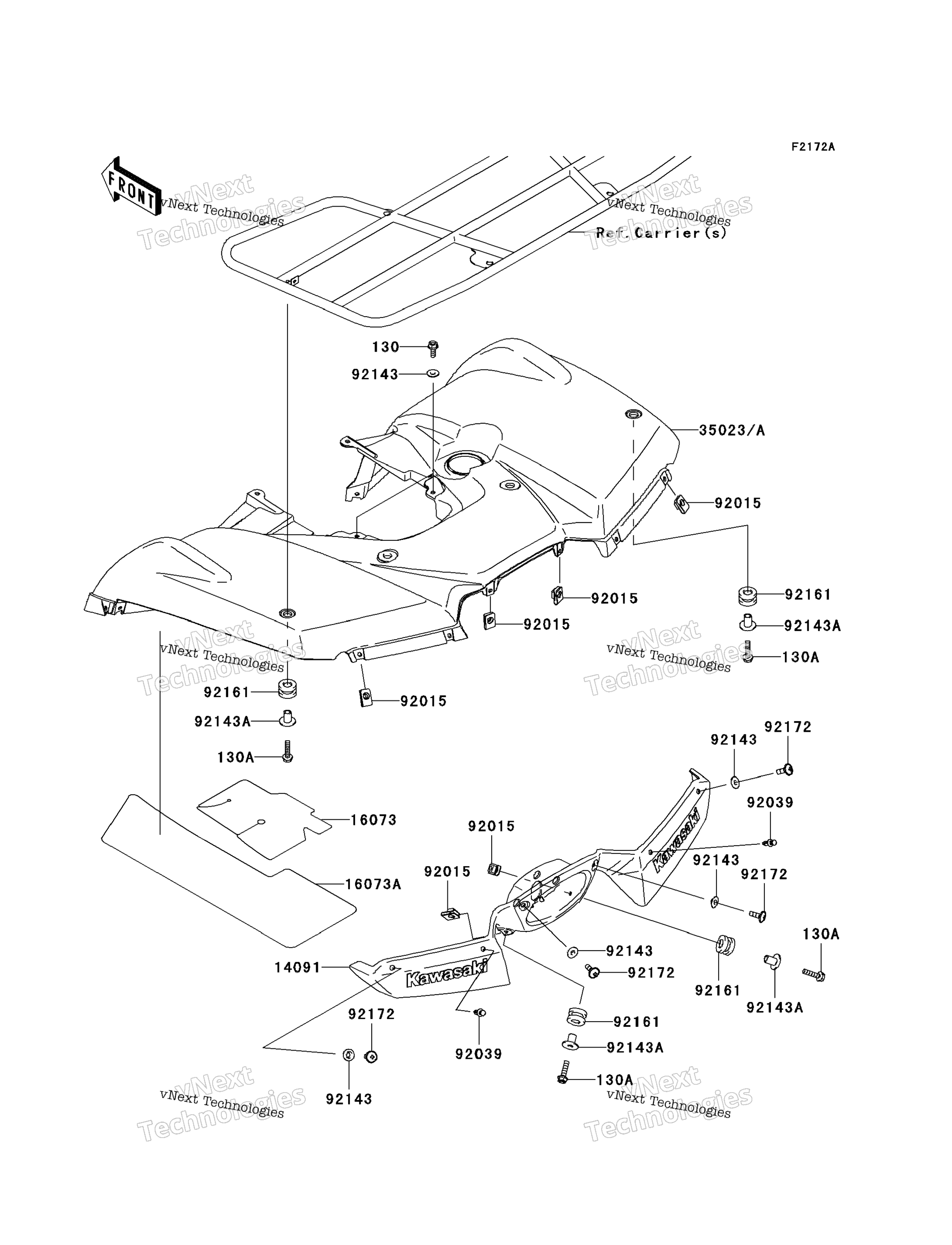 задний Fender(S)(G9f / Gaf)