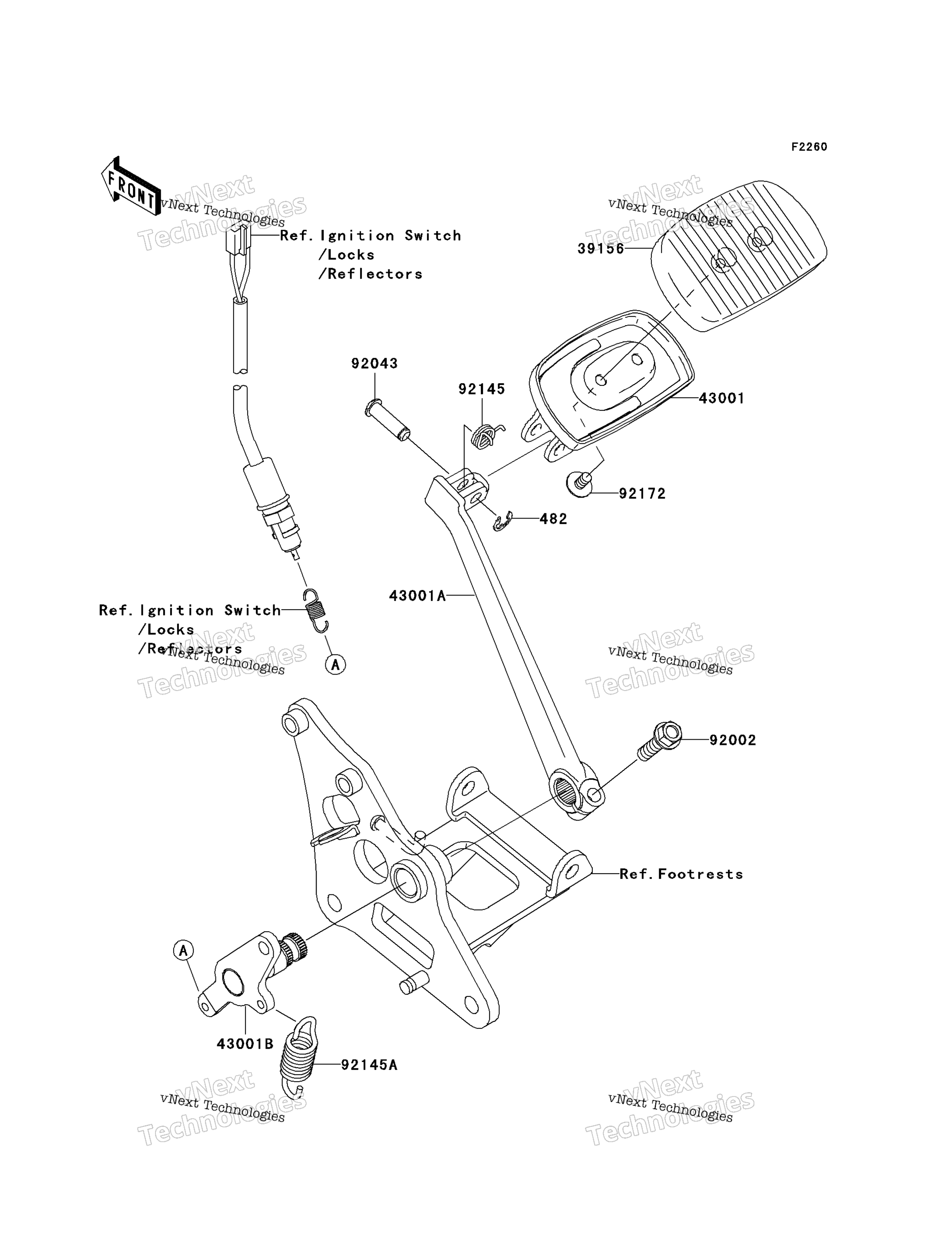 Тормоз Pedal/Torque Link