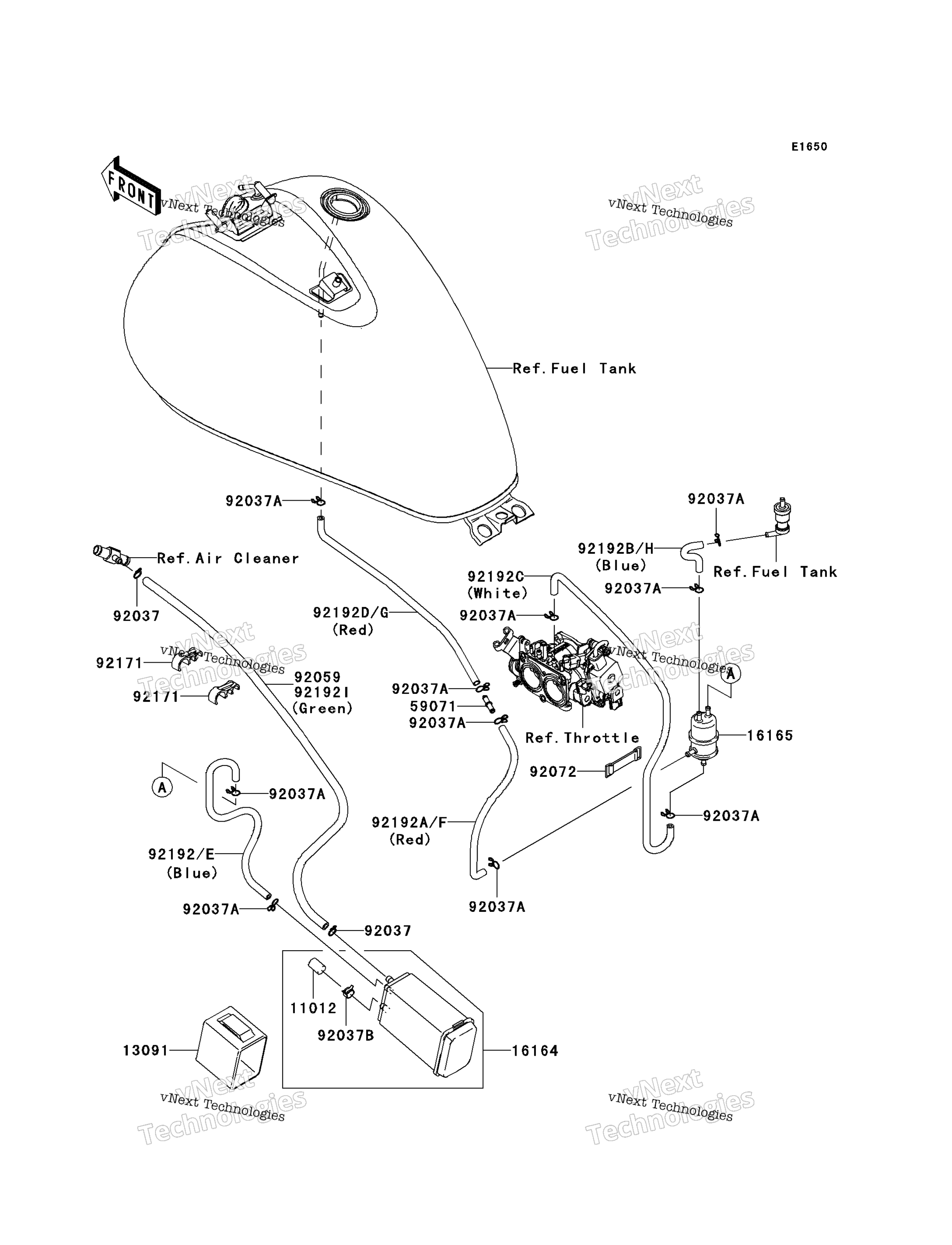 топливный Evaporative System (Ca)