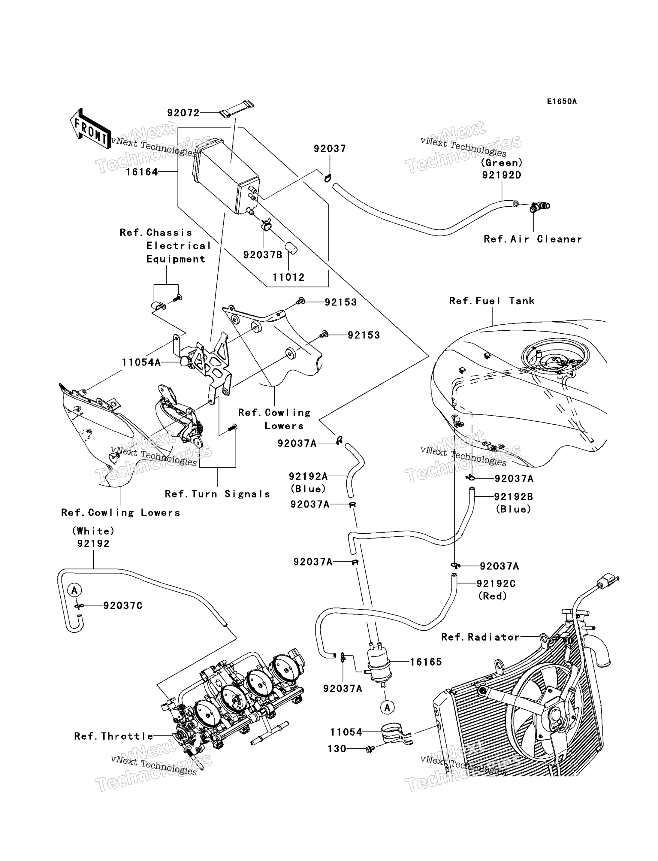 топливный Evaporative System (P8f / P8fa)(Ca)