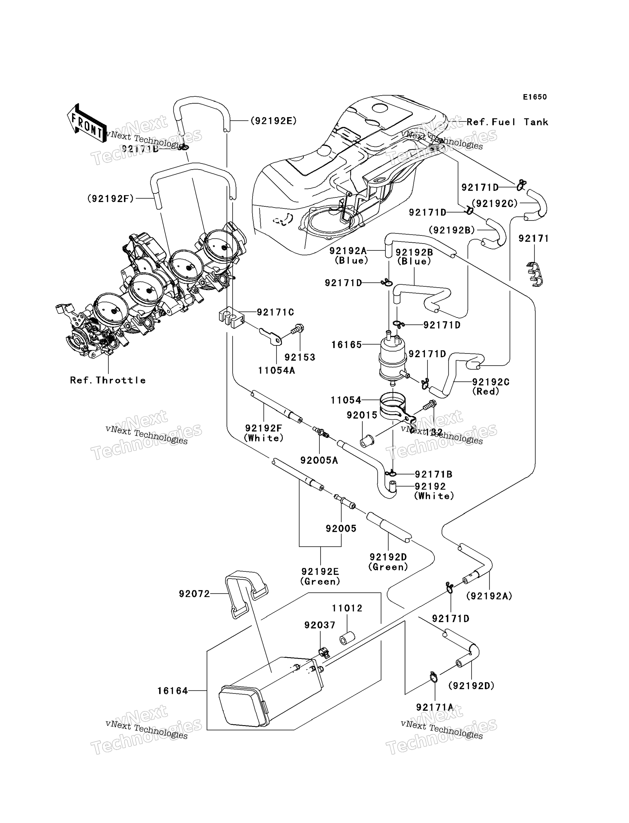 топливный Evaporative System (Ca)