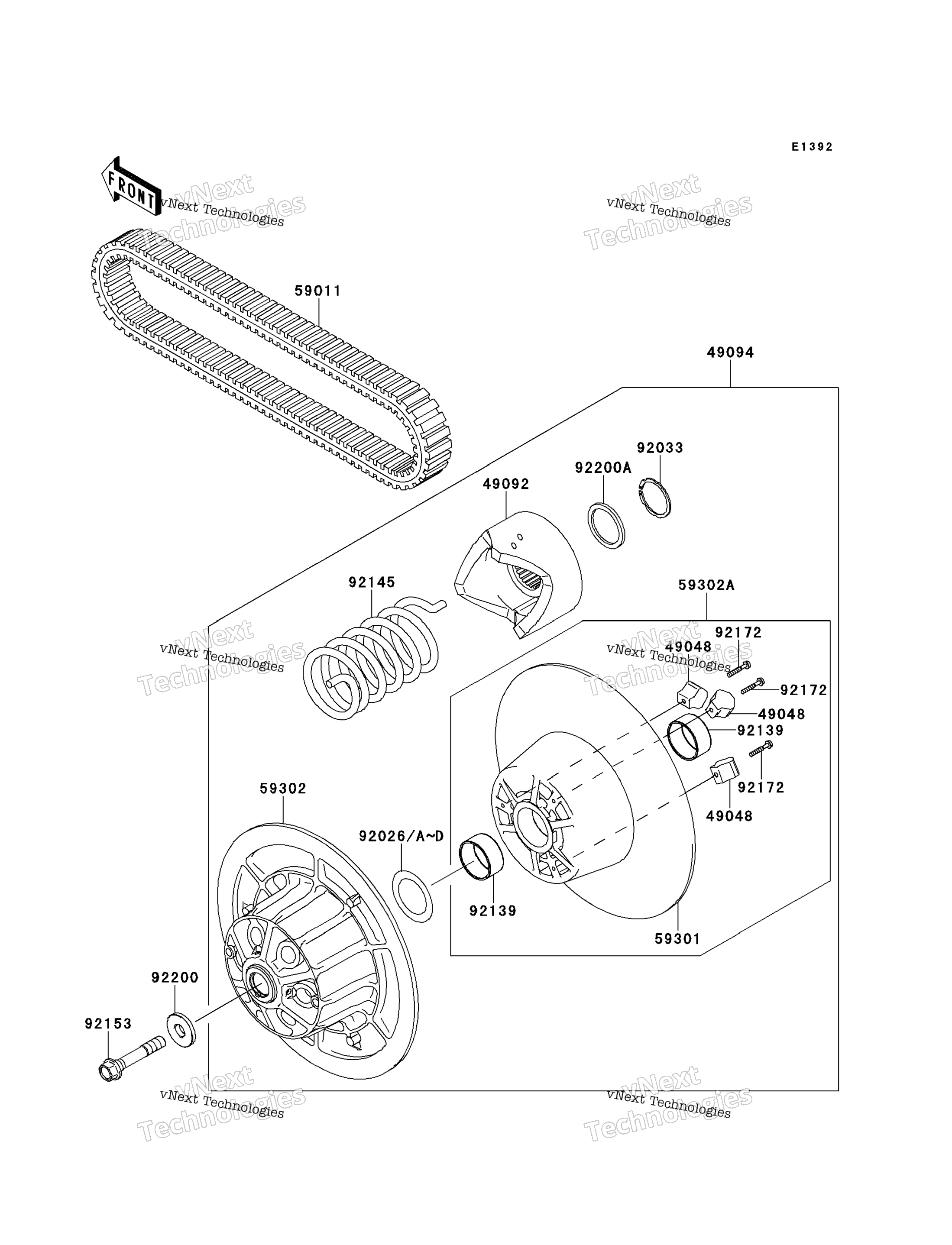 Ведомый Converter/Drive Belt