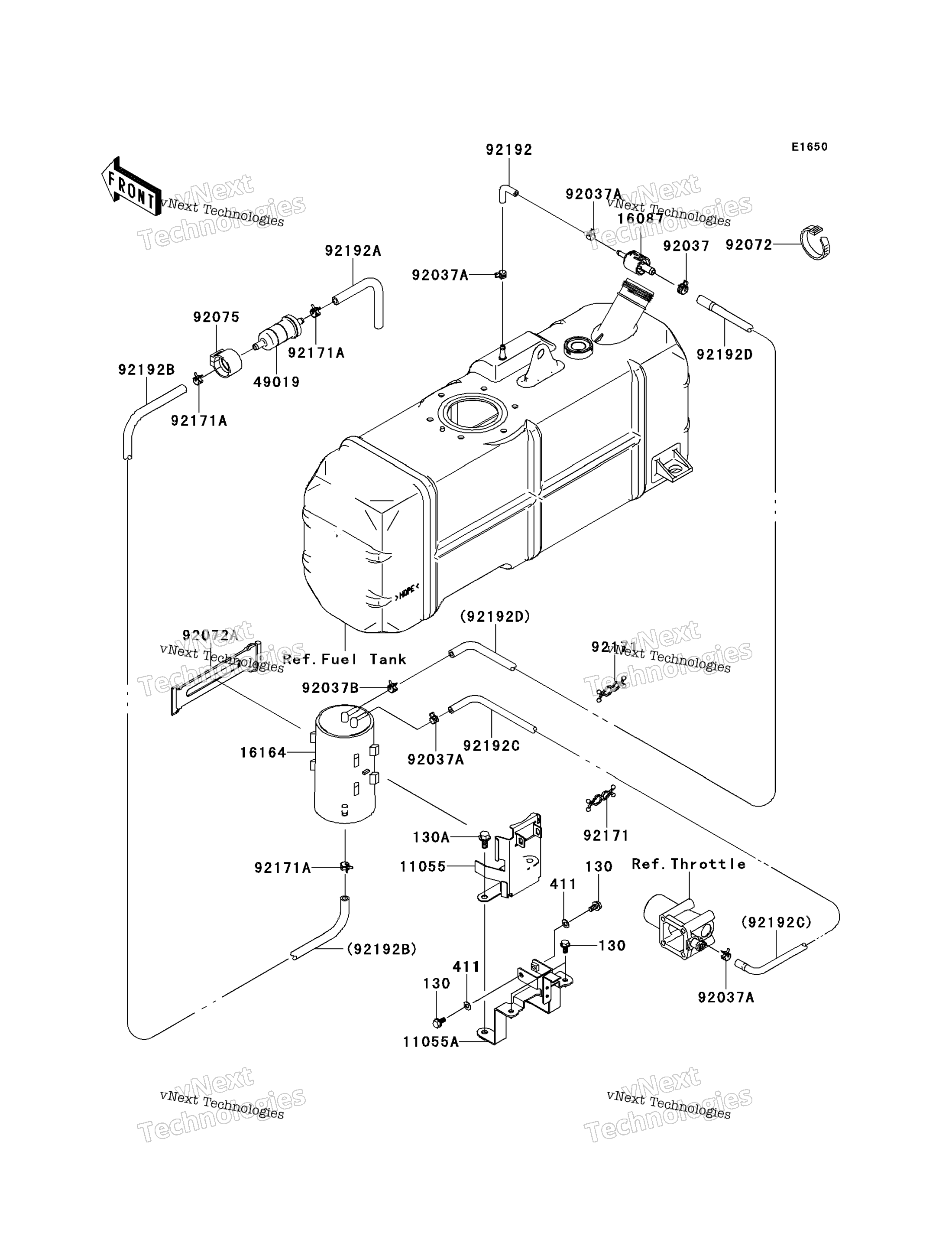 топливный Evaporative System (P9f / Paf)