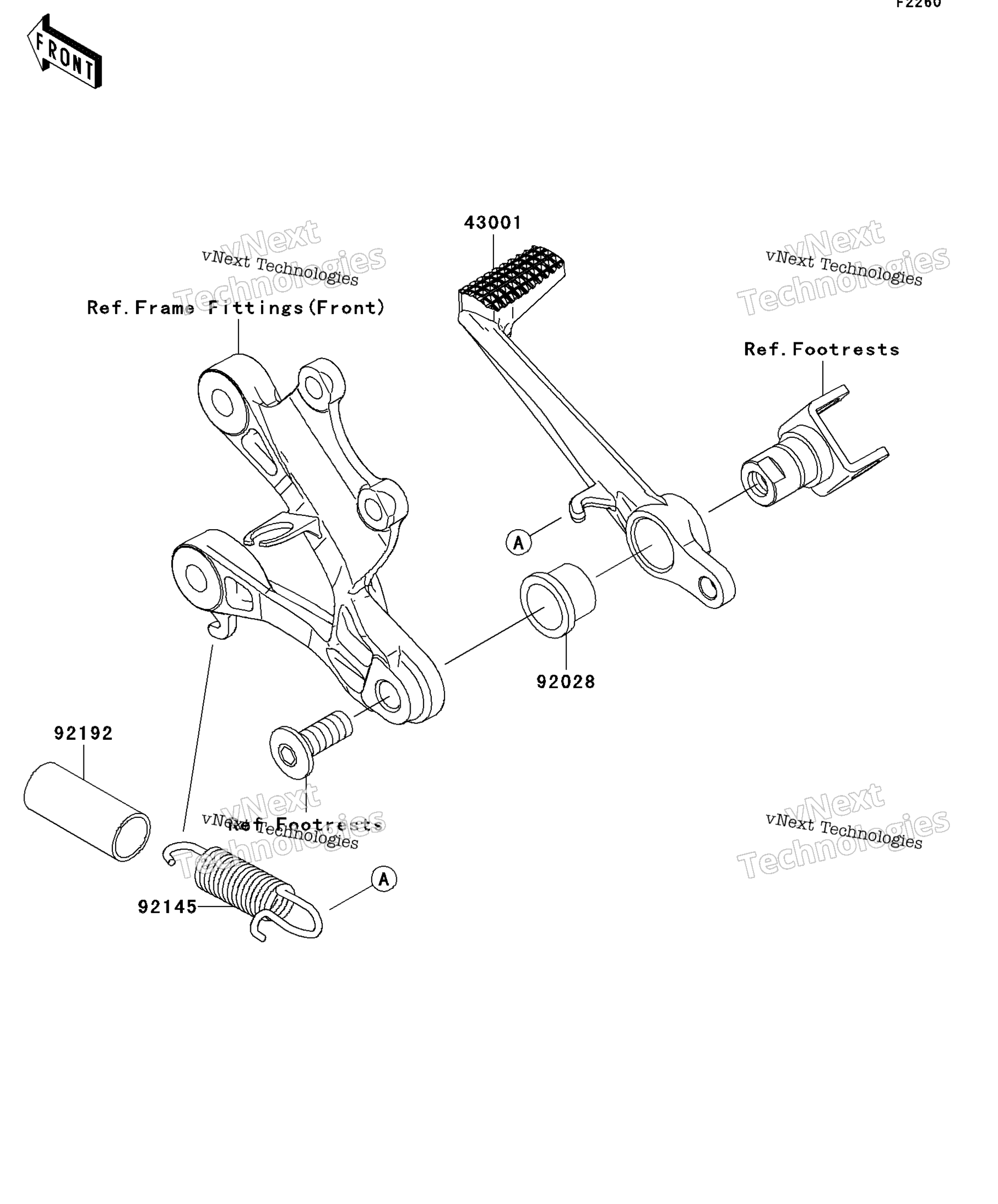 Тормоз Pedal/Torque Link