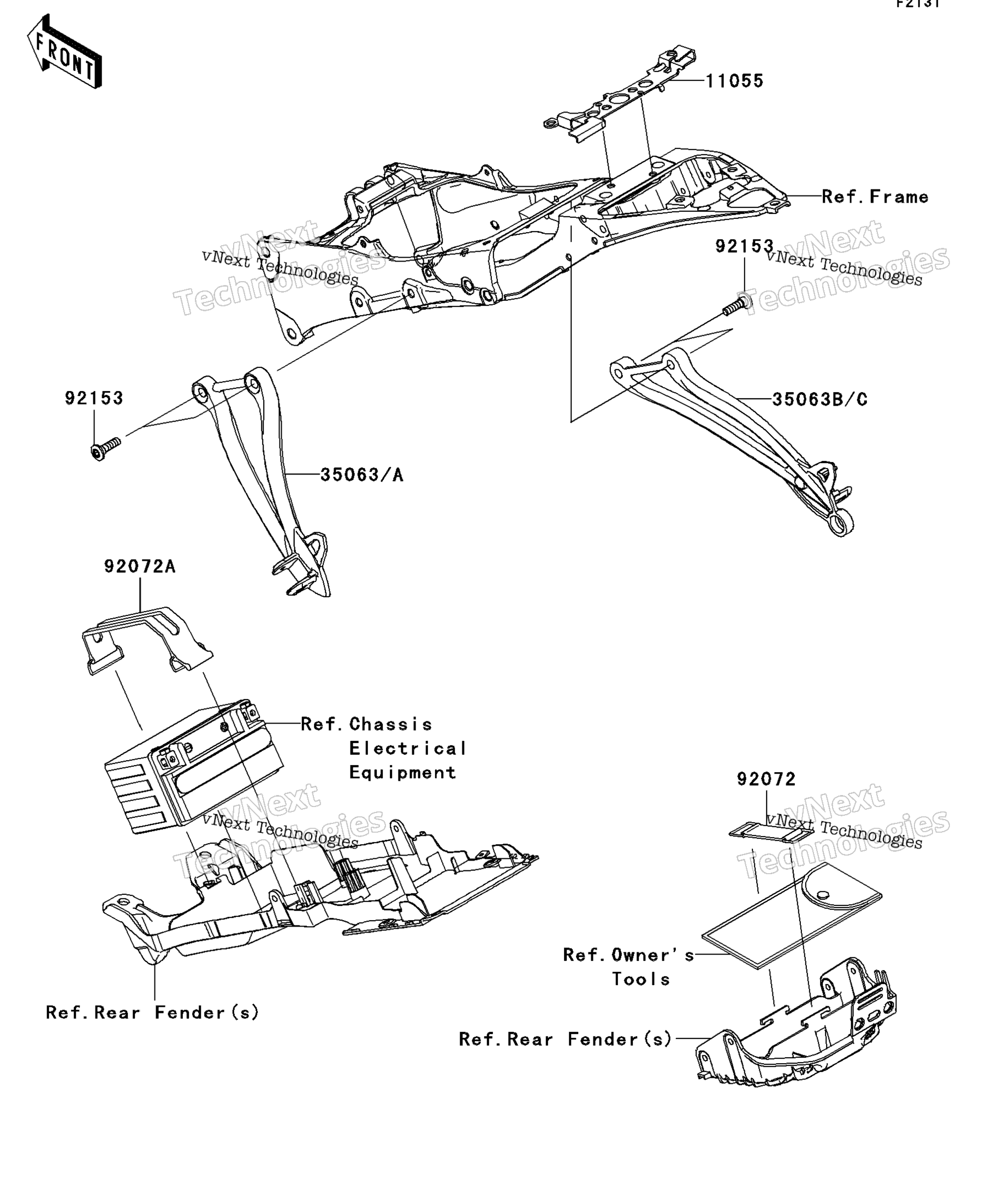 Рама Fittings(Rear)