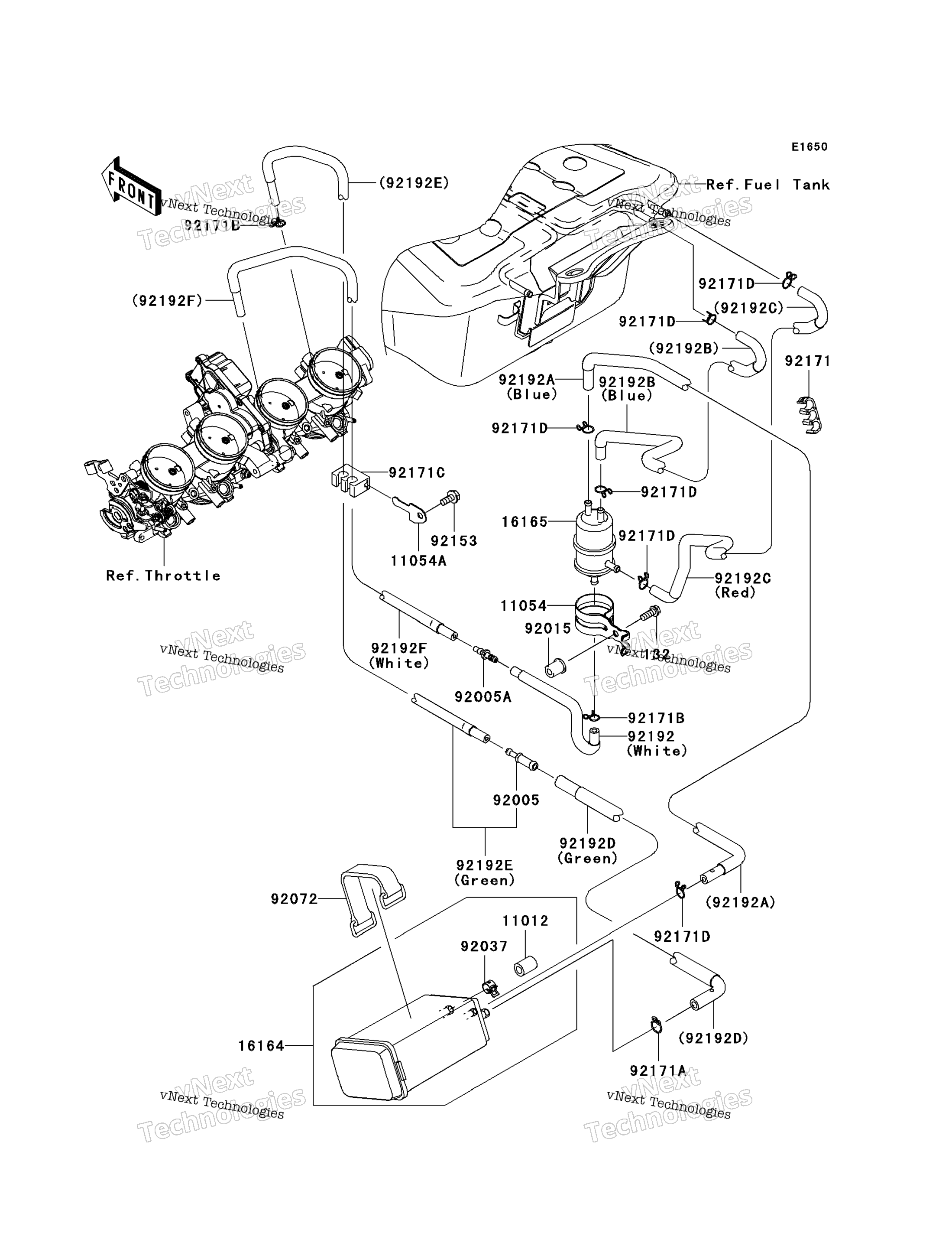 топливный Evaporative System (Ca)