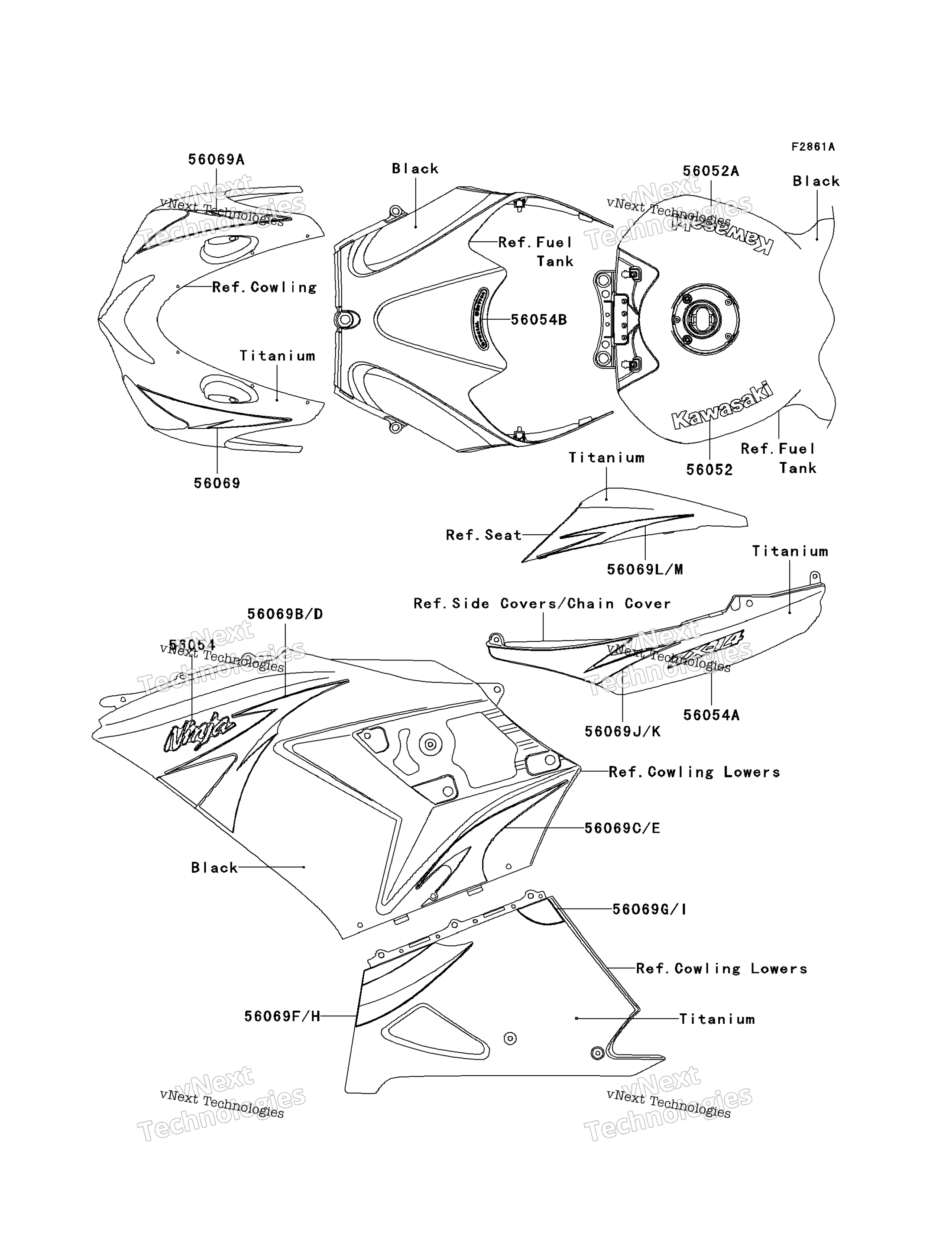 Наклейки (Titanium)(Cafa)