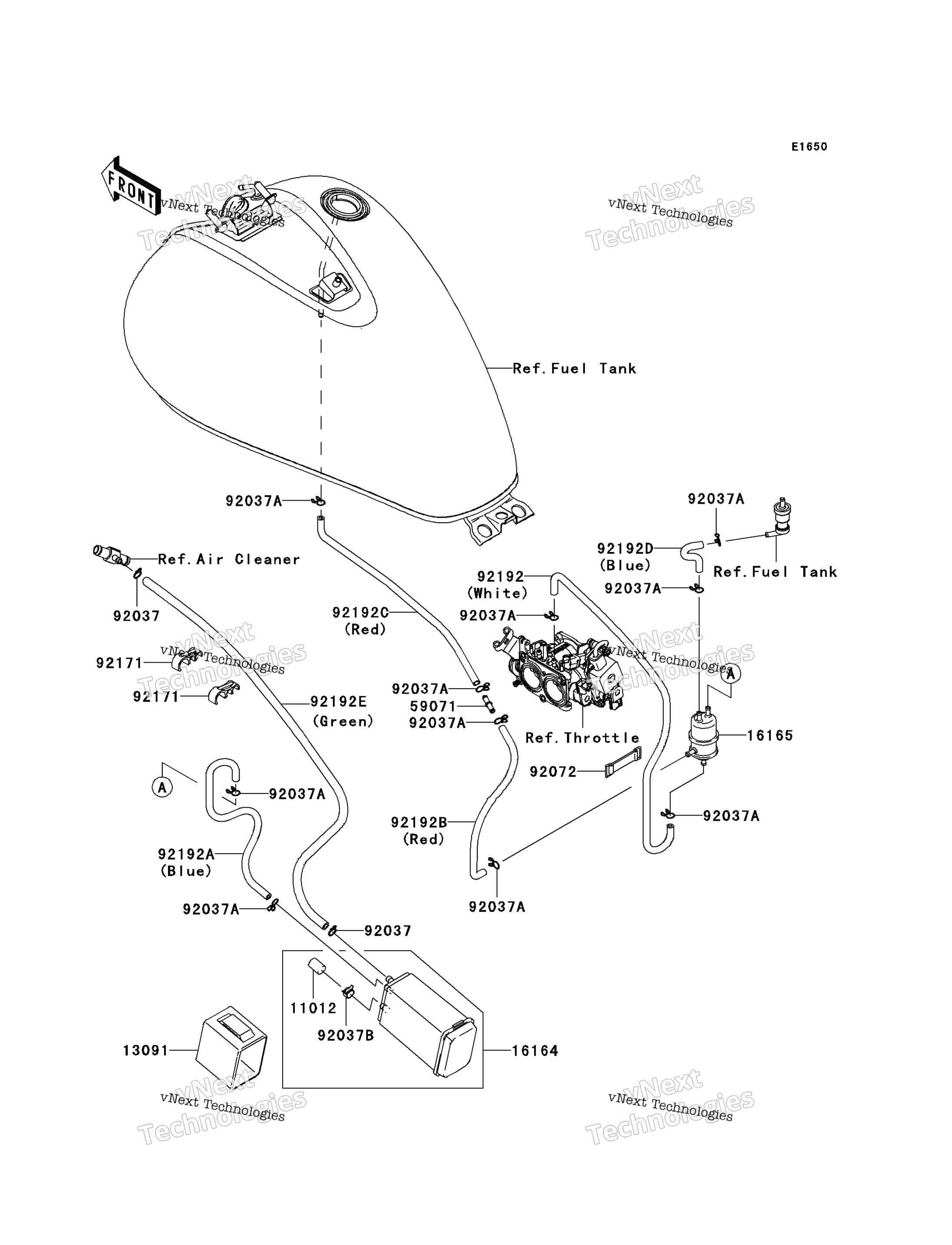 топливный Evaporative System (Ca)