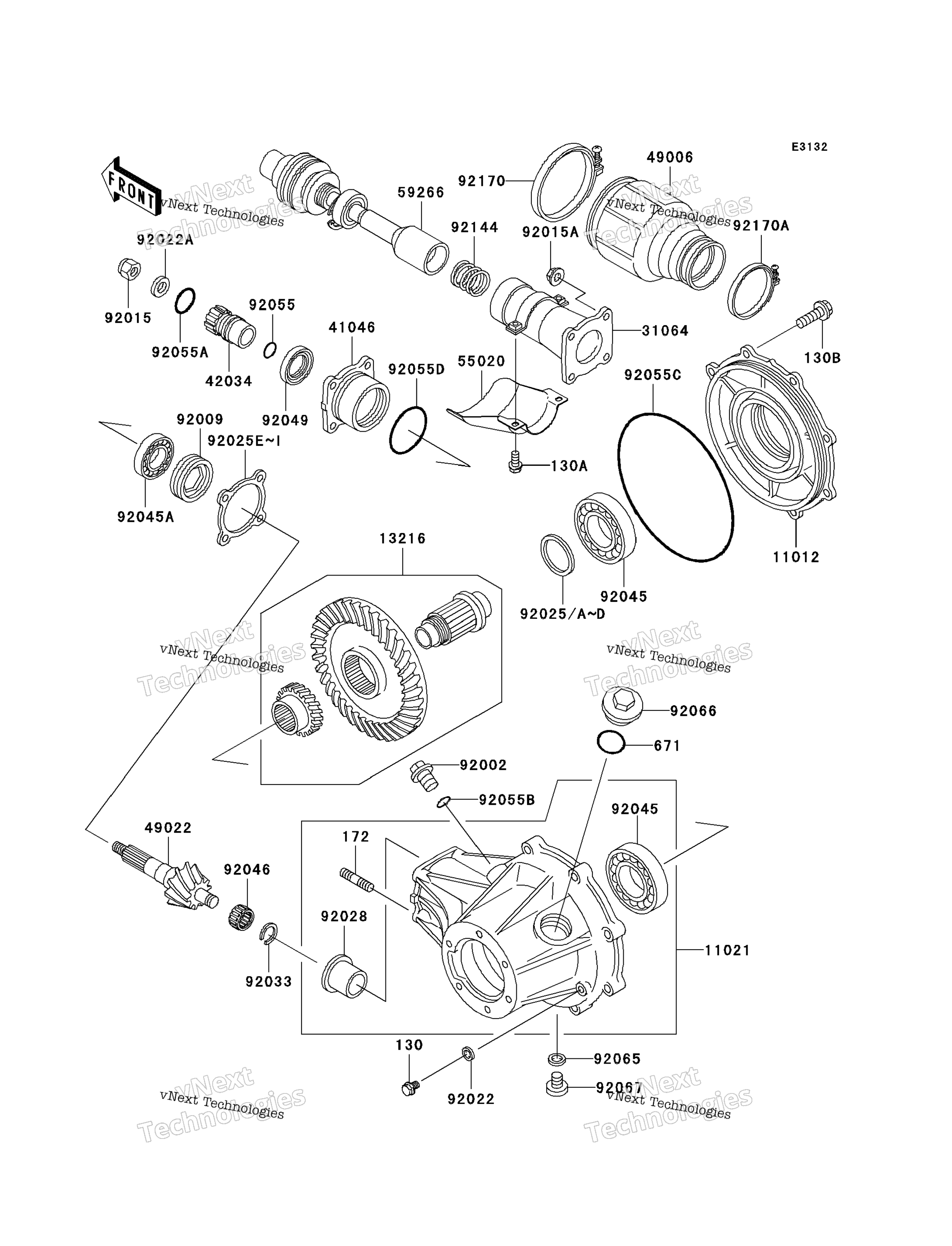 Привод Shaft/Final Gear