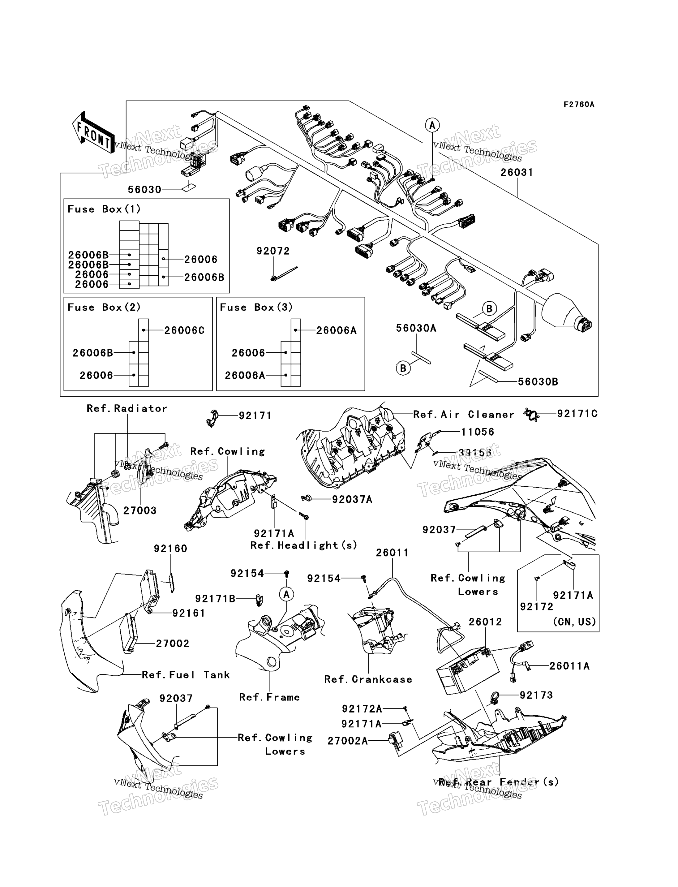 Шасси Electrical Equipment (Kcf)