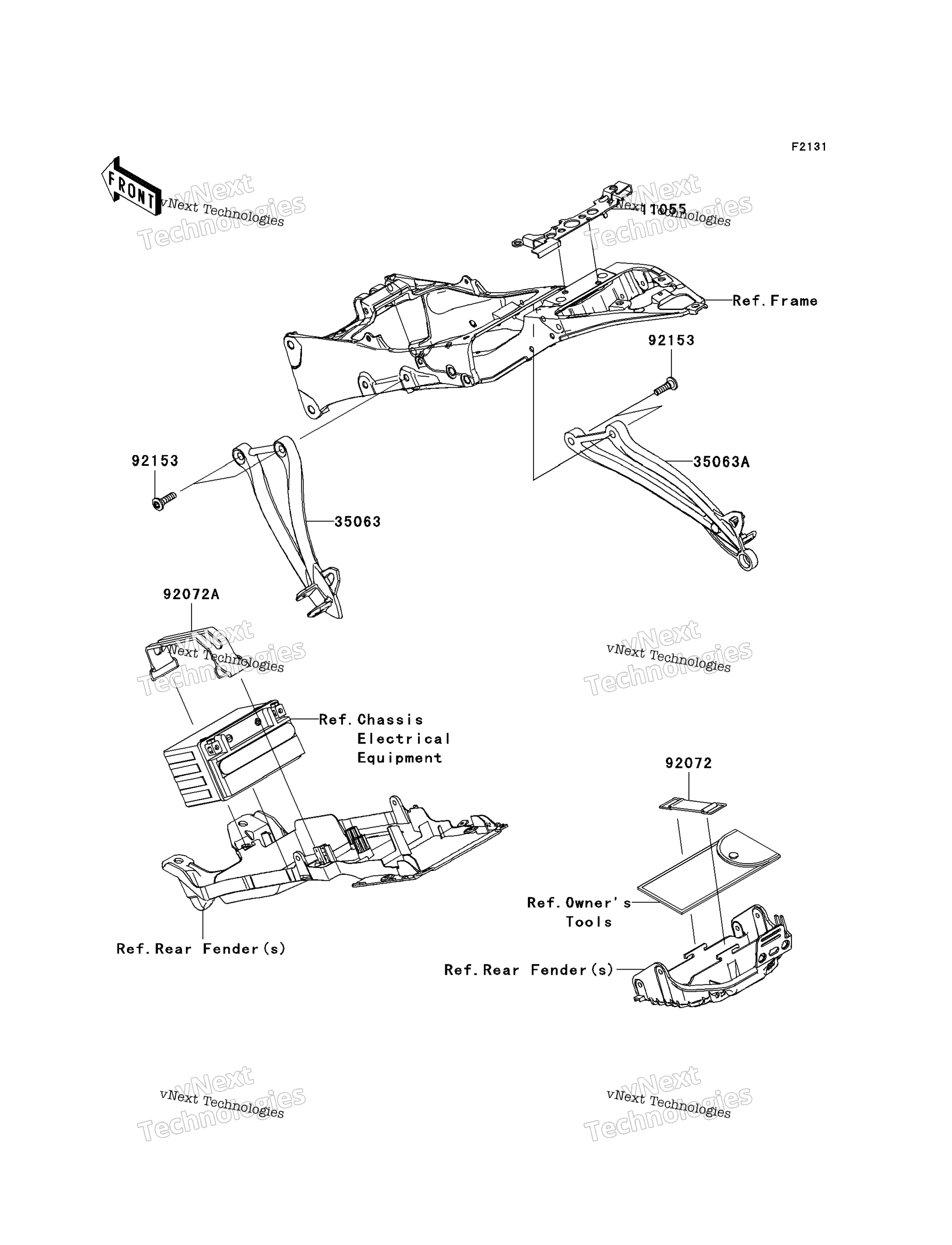 Рама Fittings (Rear)