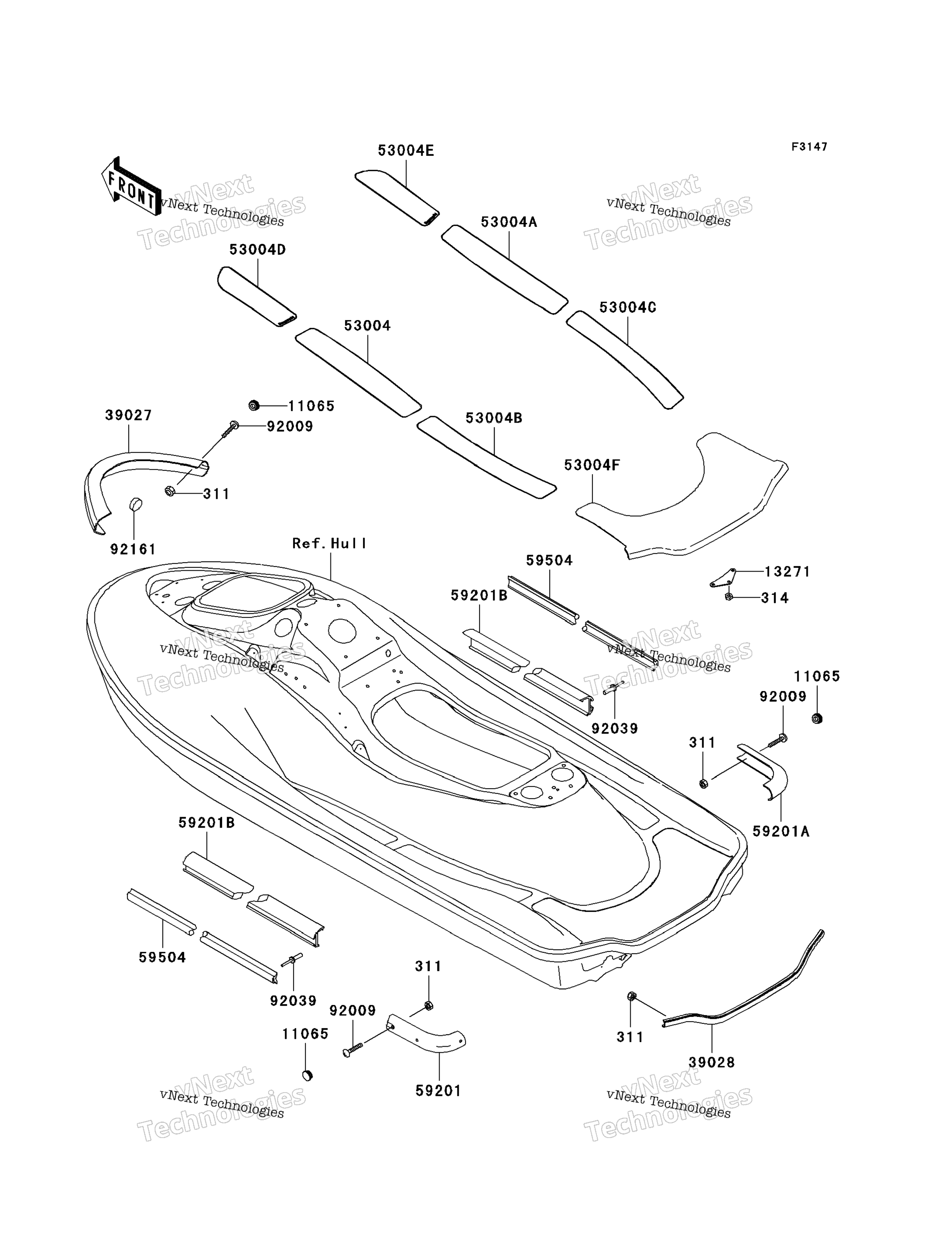 Pads (Jh1100 B1 / B2)