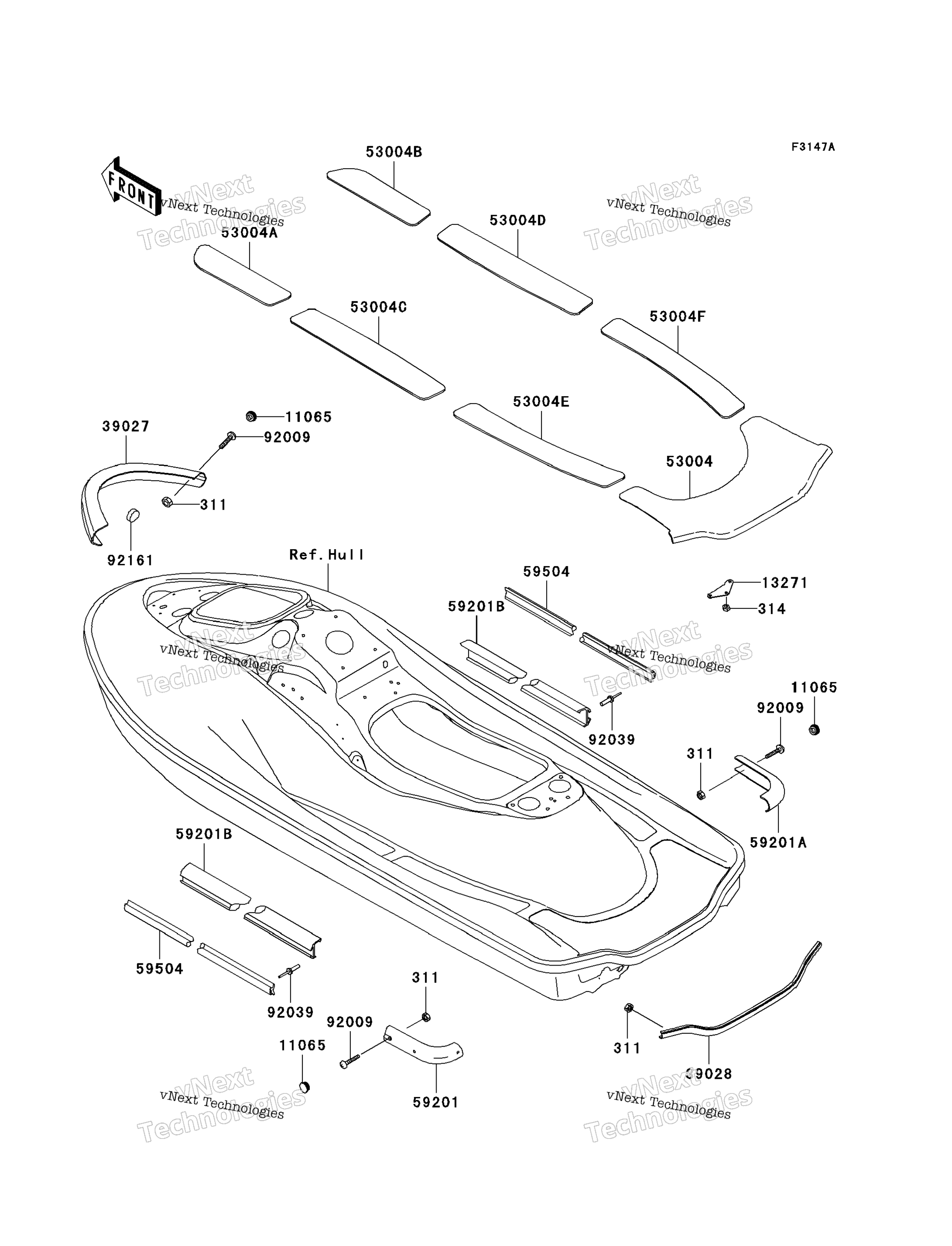 Pads (Jh1100 B3 / B4)