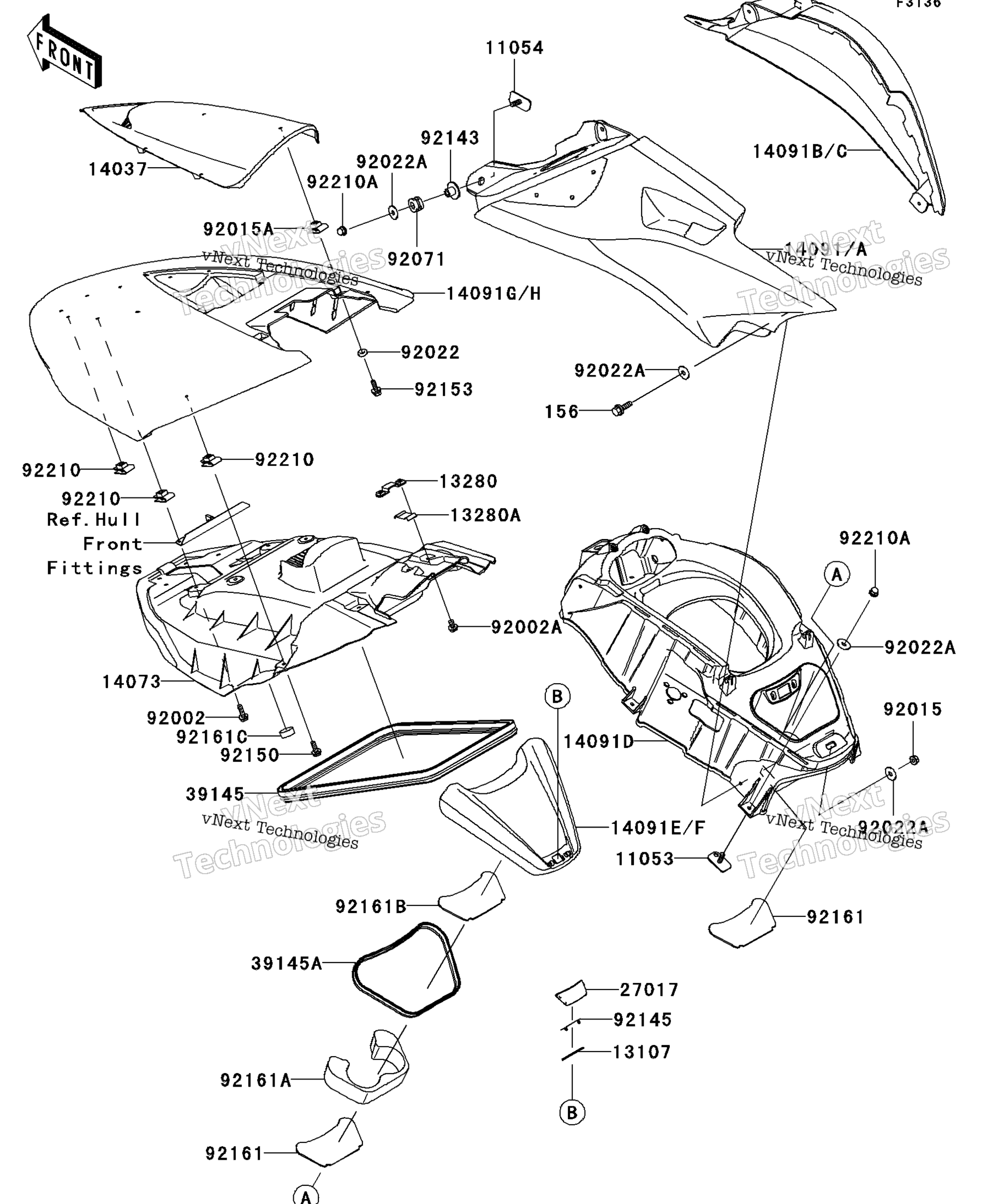 Корпус Middle Fittings