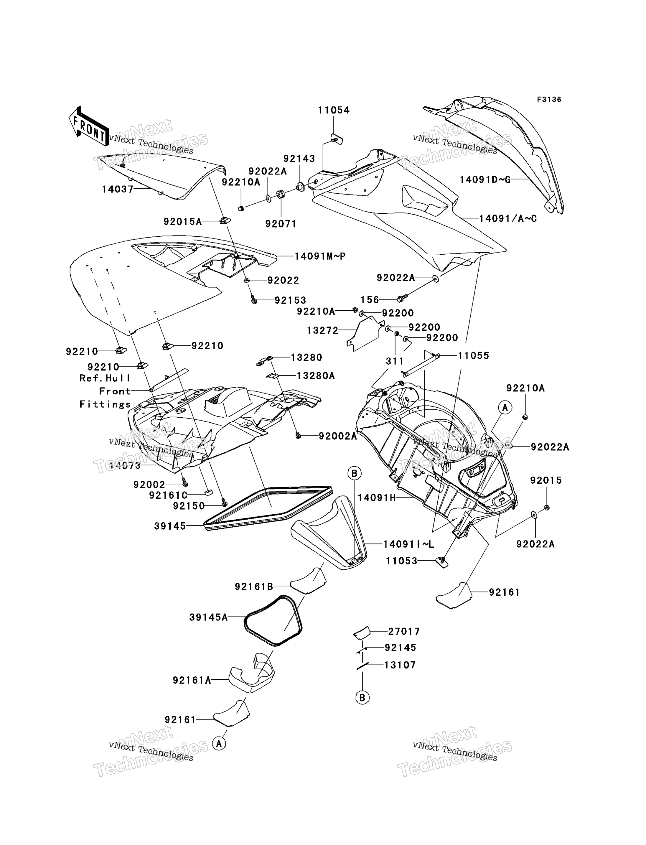 Корпус Middle Fittings