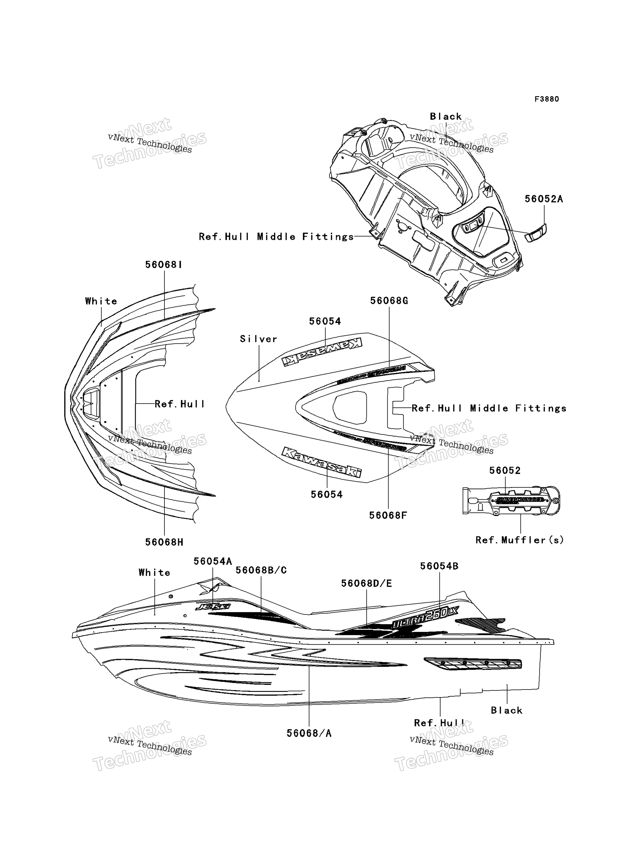 Наклейки (White)(F9f)