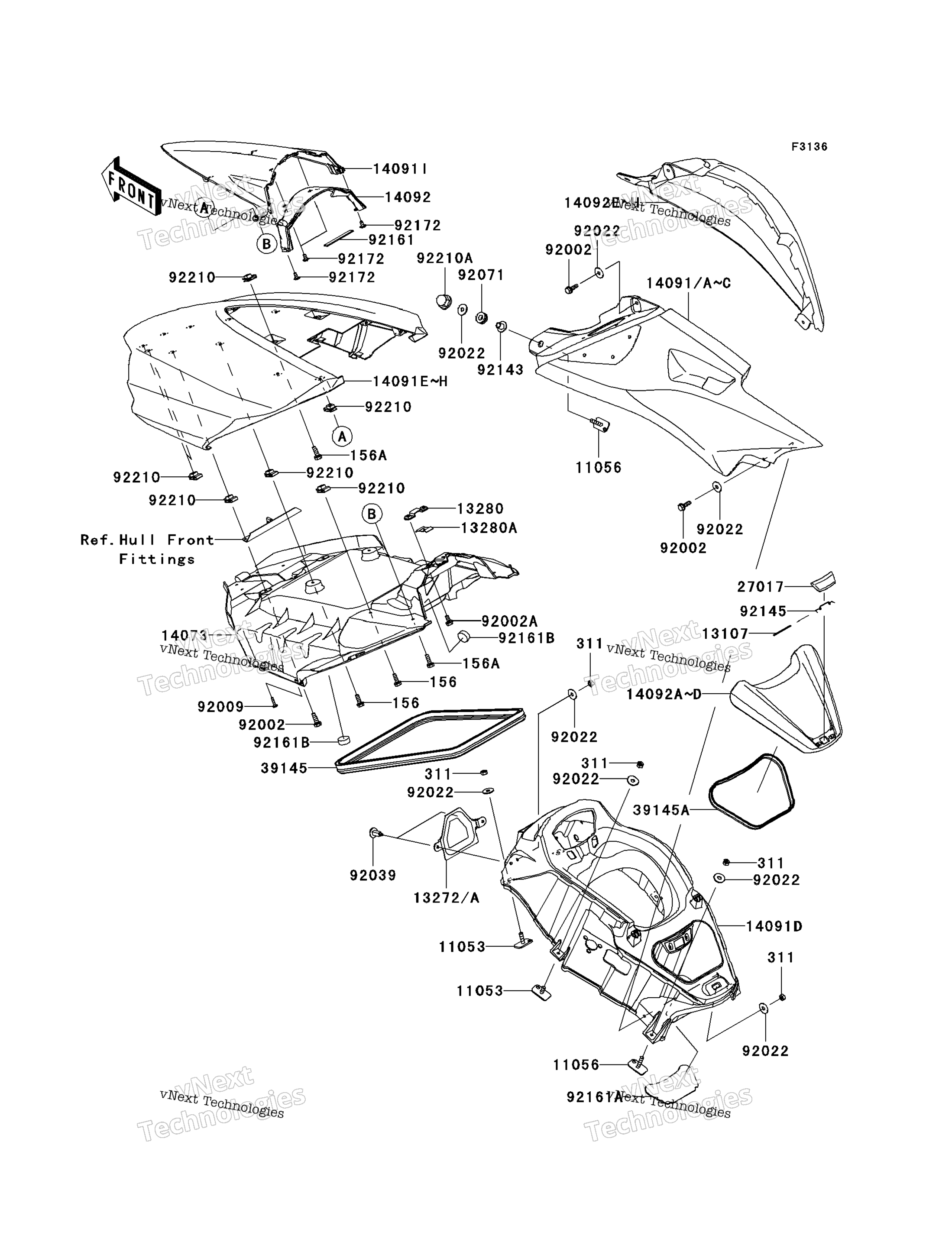 Корпус Middle Fittings