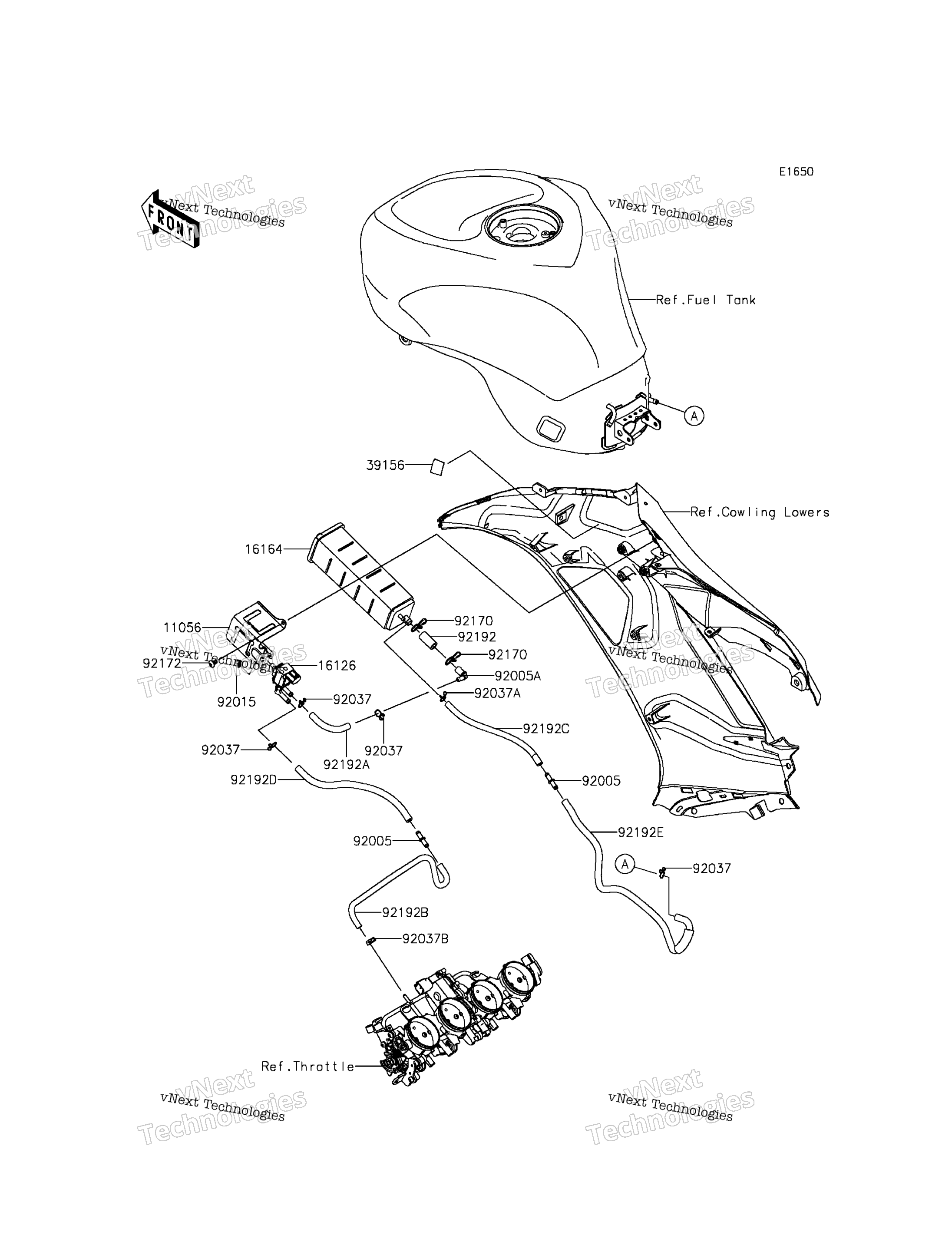 топливный Evaporative System (Ca)