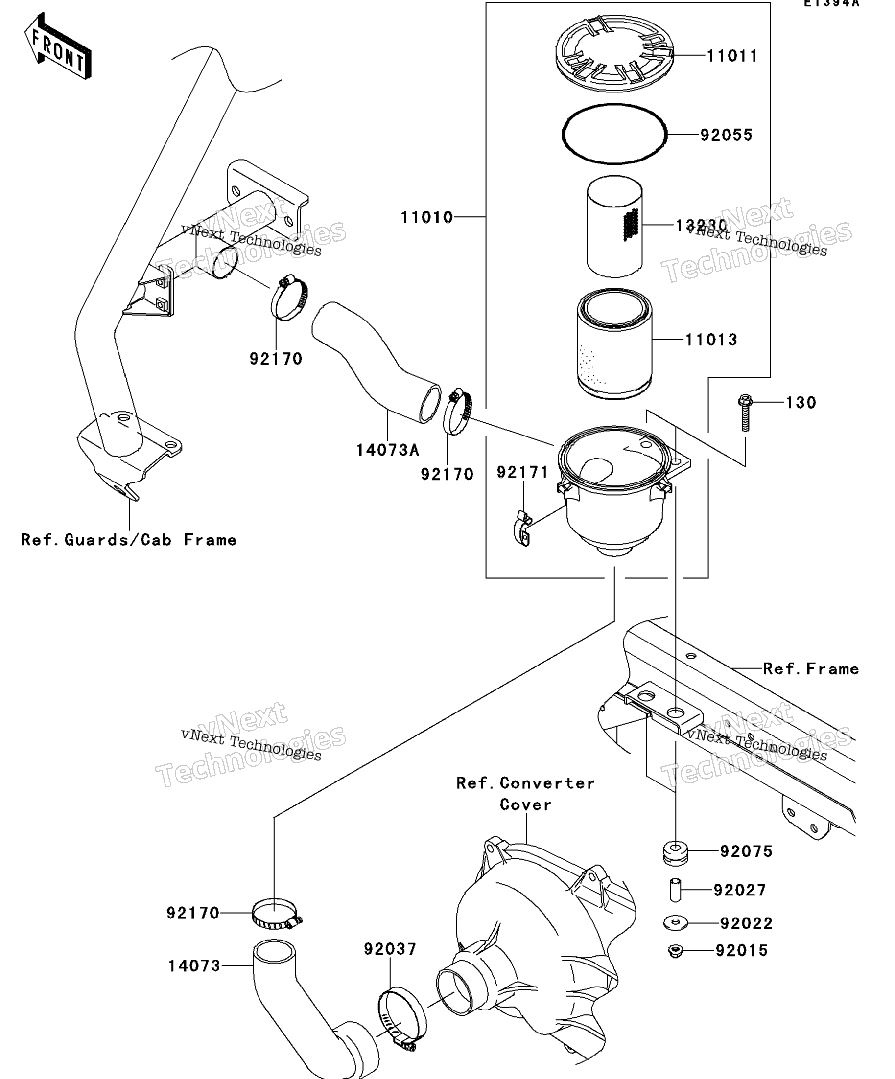Воздушный Cleaner Belt Converter(Gbf&Sim;Gdf)