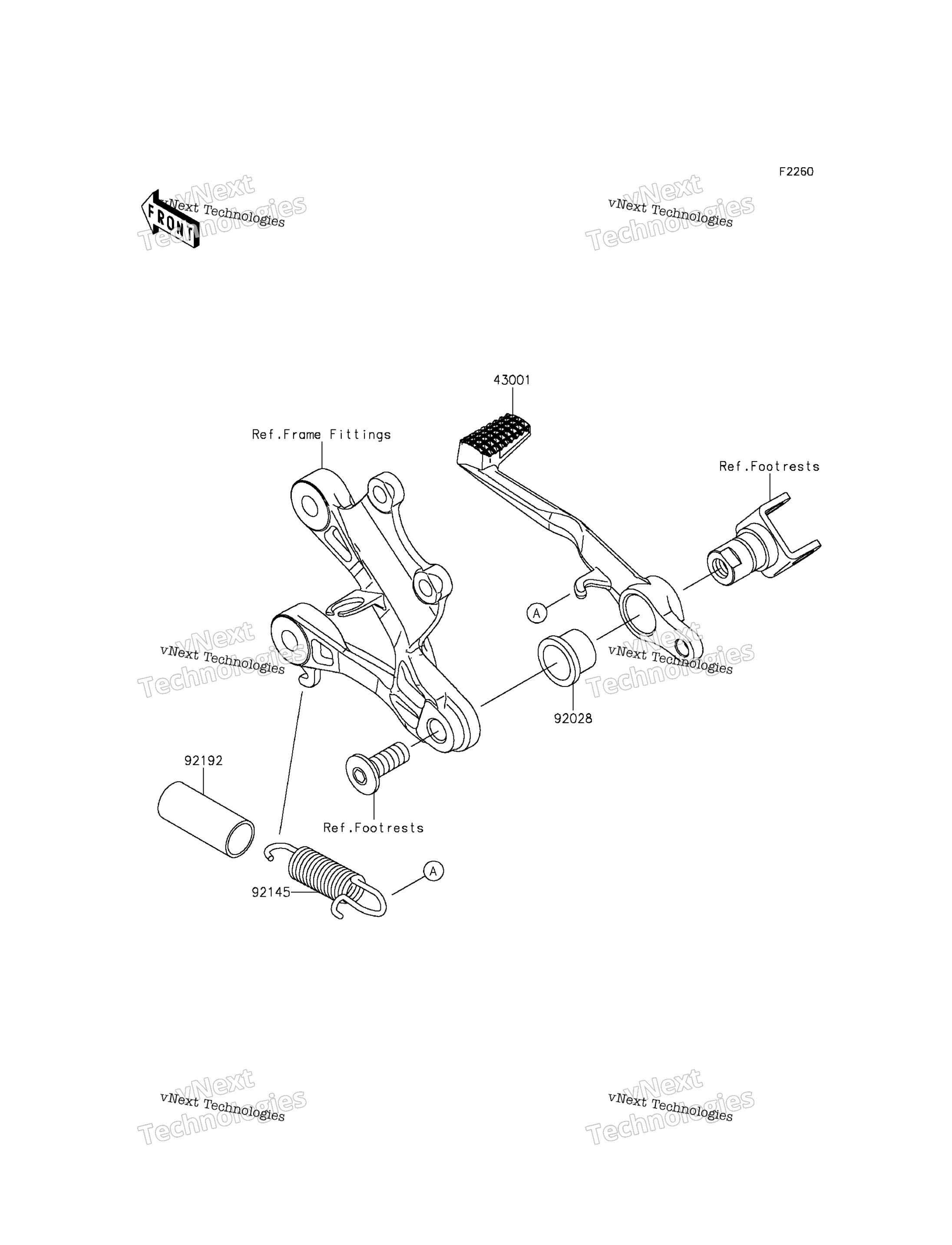 Тормоз Pedal/Torque Link