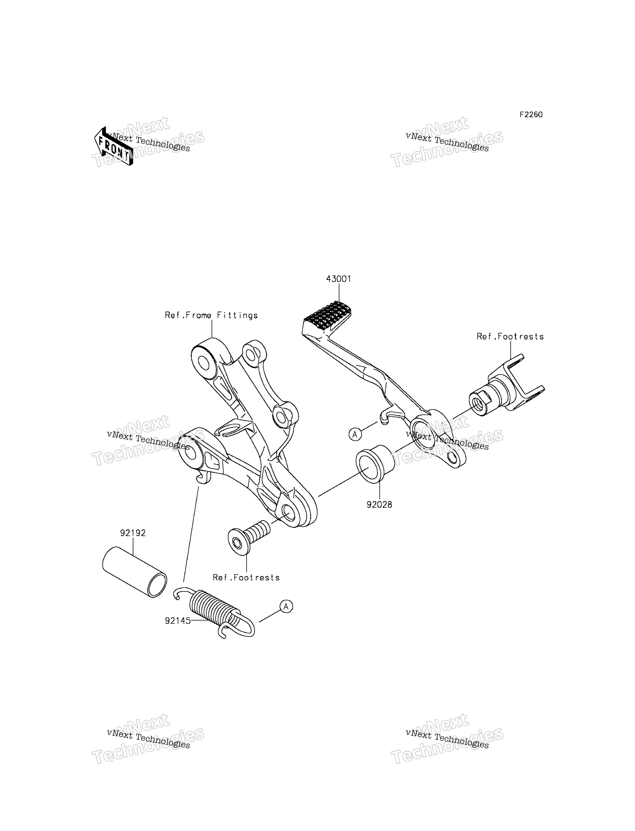 Тормоз Pedal/Torque Link