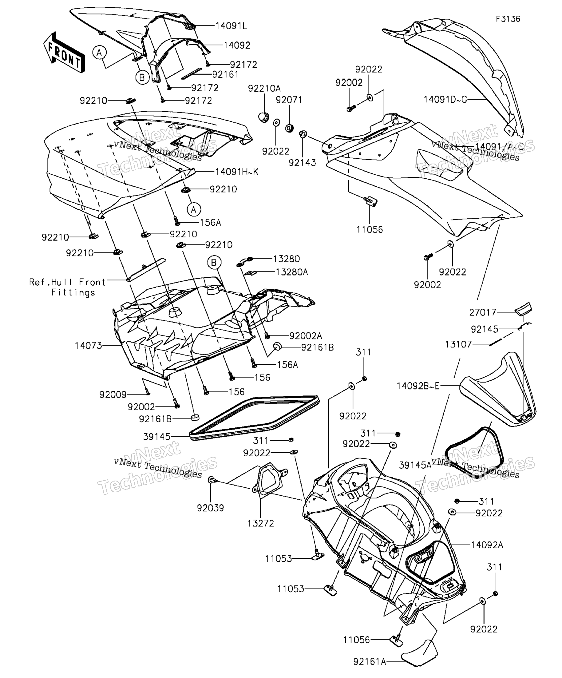 Корпус Middle Fittings