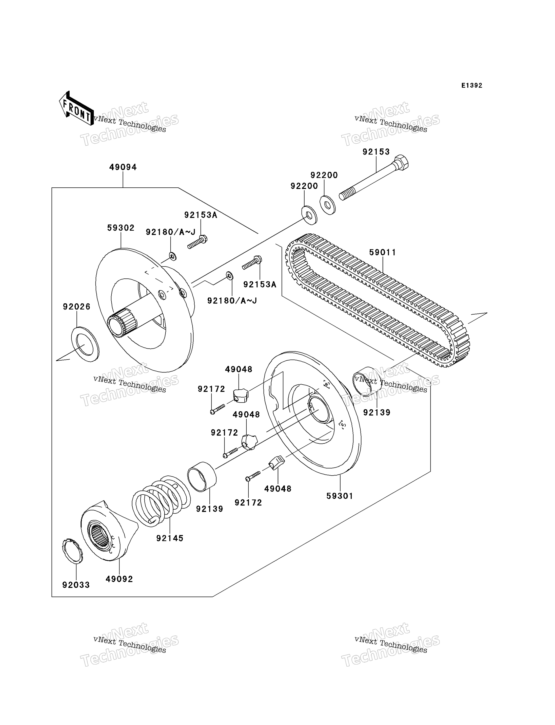 Ведомый Converter/Drive Belt