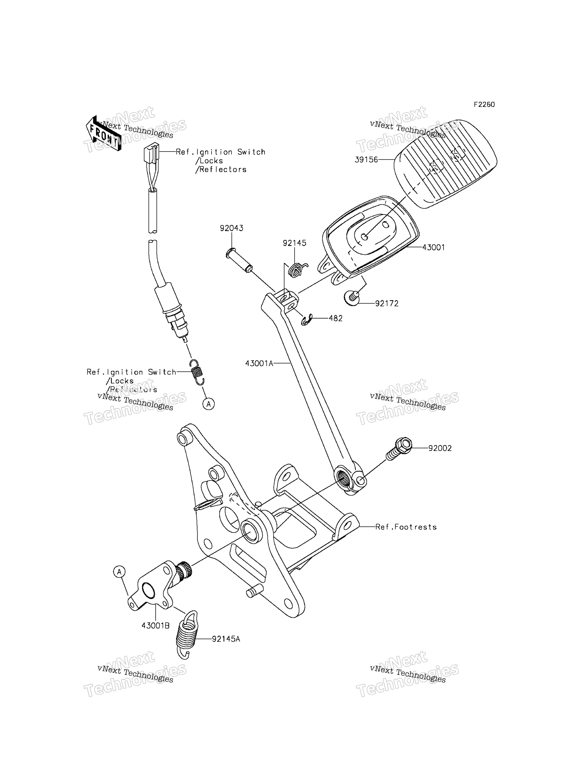 Тормоз Pedal/Torque Link