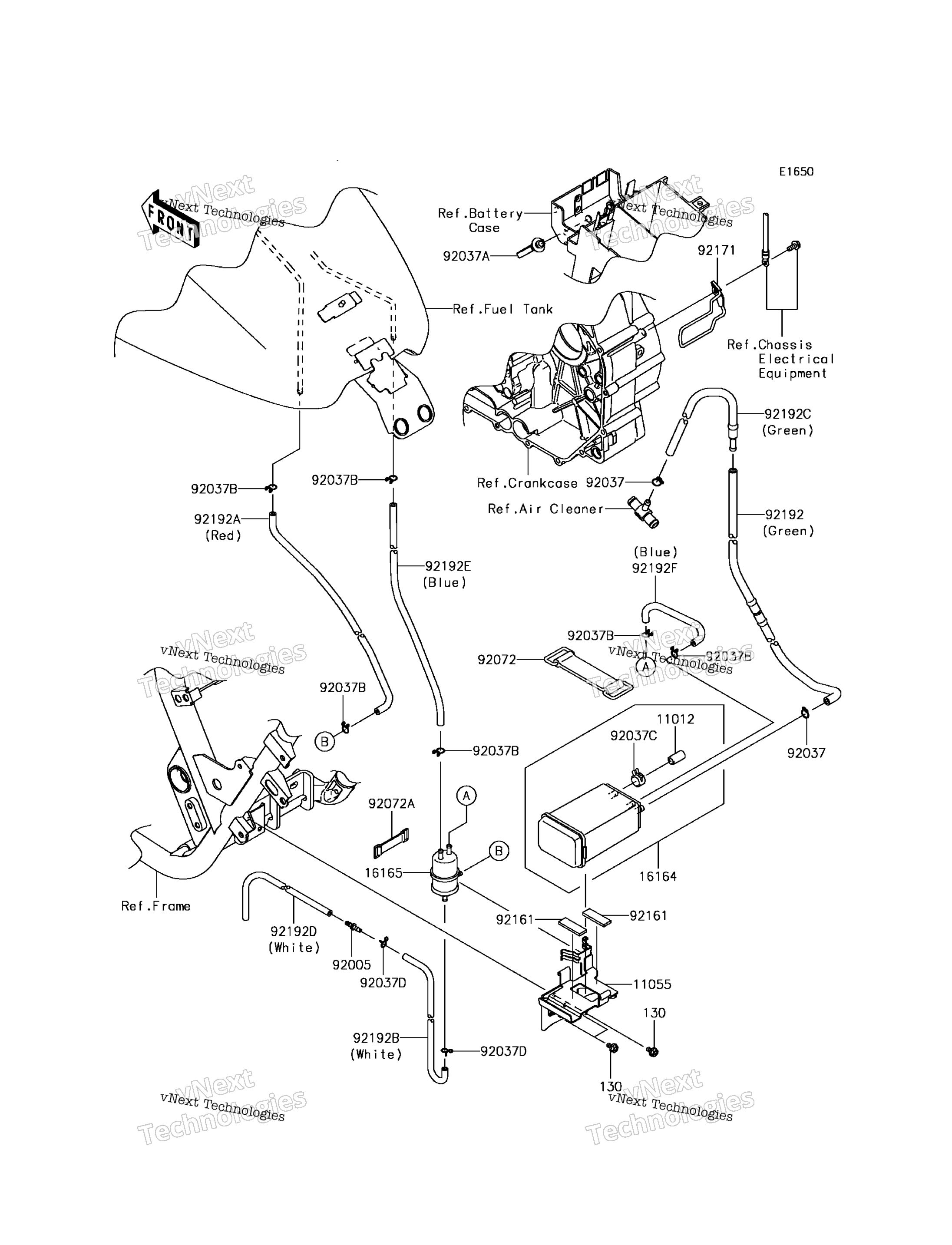 топливный Evaporative System (Ca)