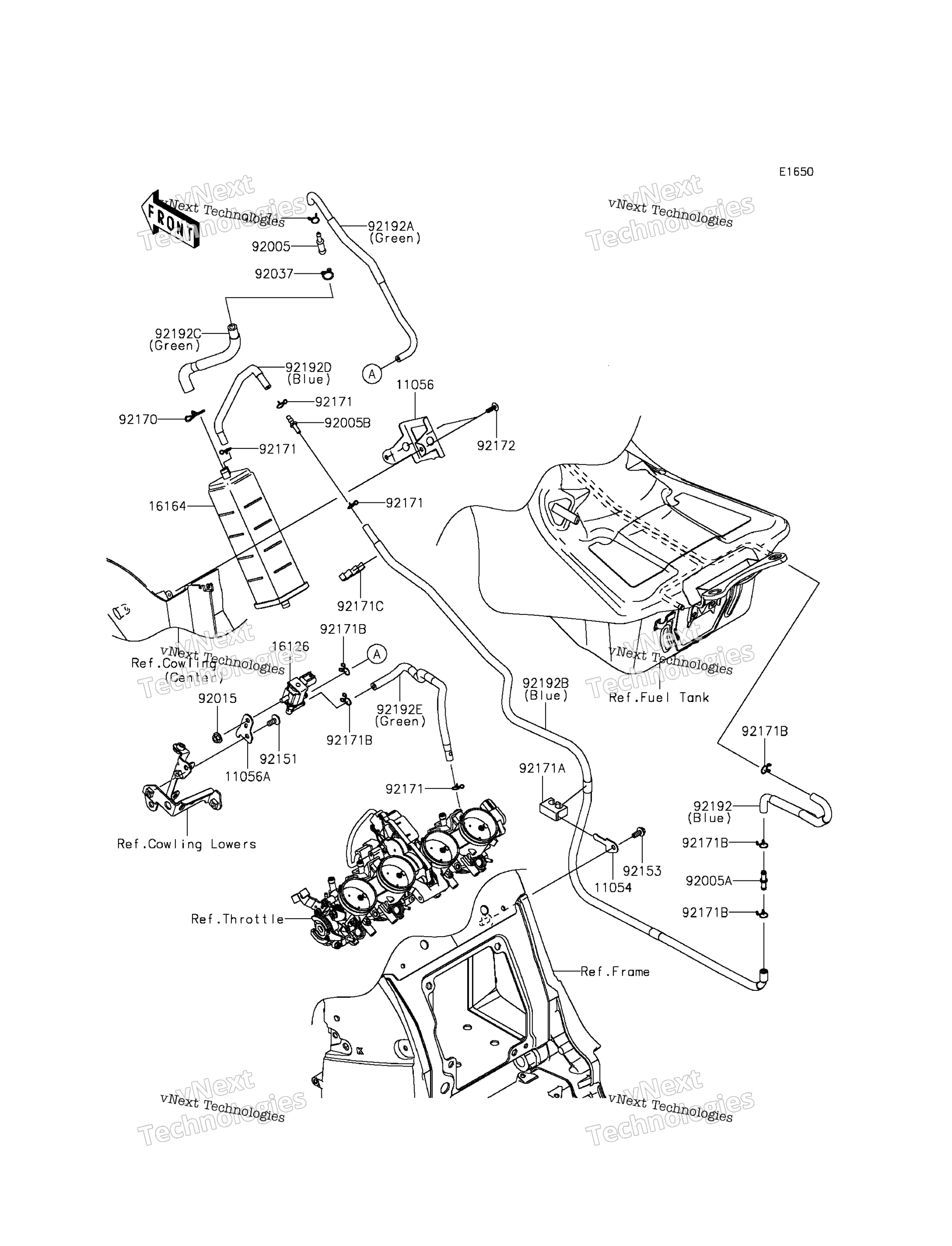 топливный Evaporative System (Ca)