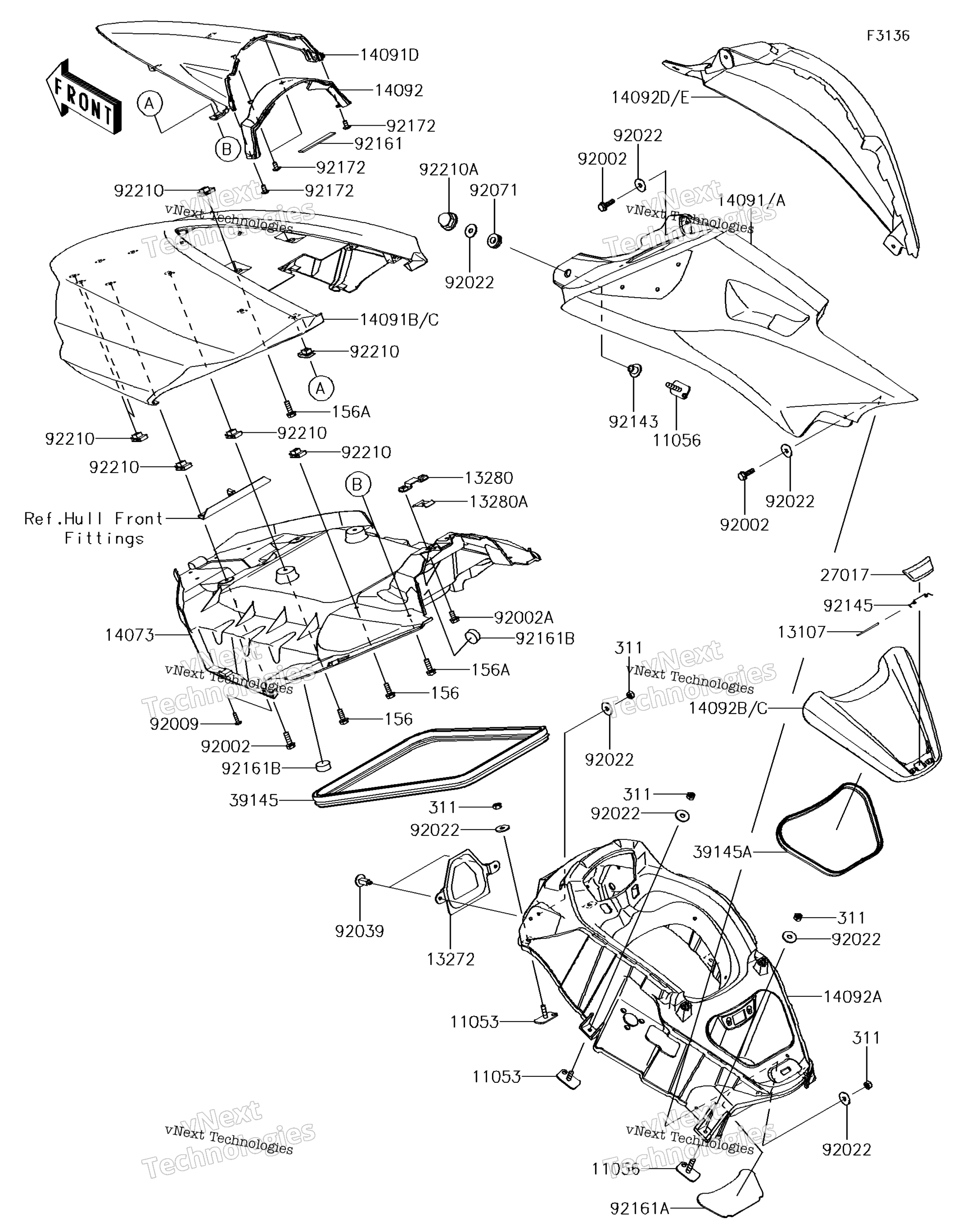 Корпус Middle Fittings