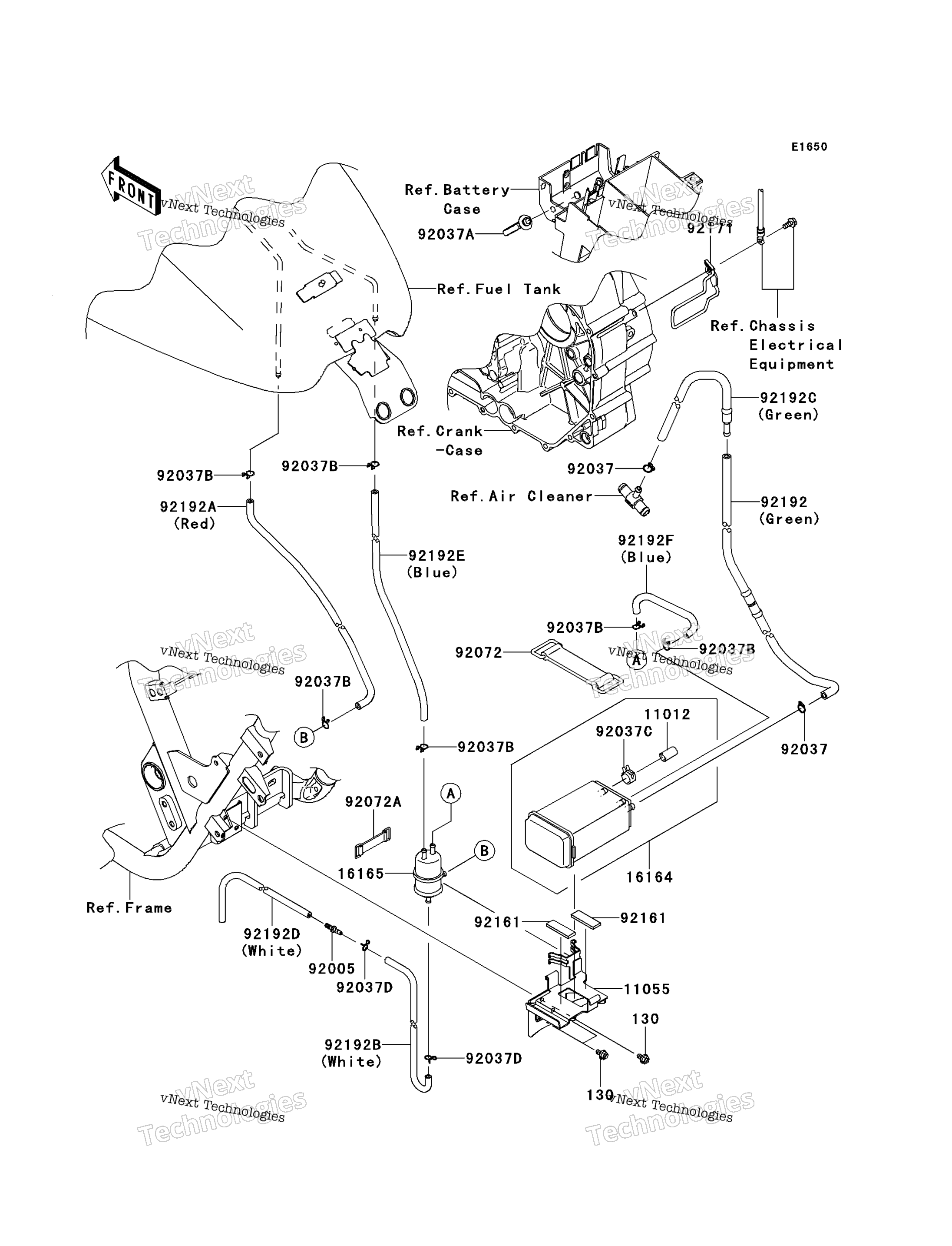 топливный Evaporative System (Adf)(Ca)
