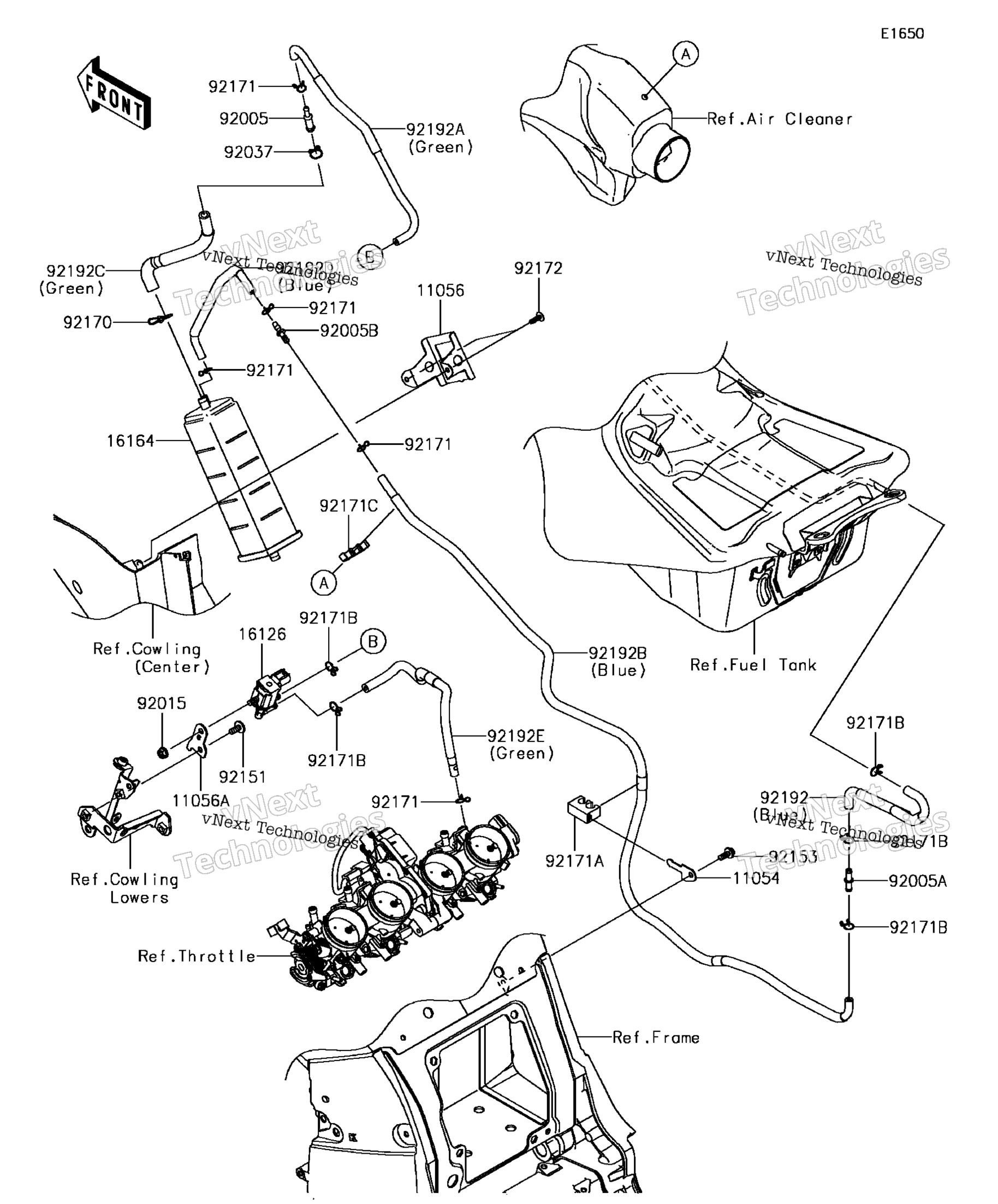 топливный Evaporative System(Ca)